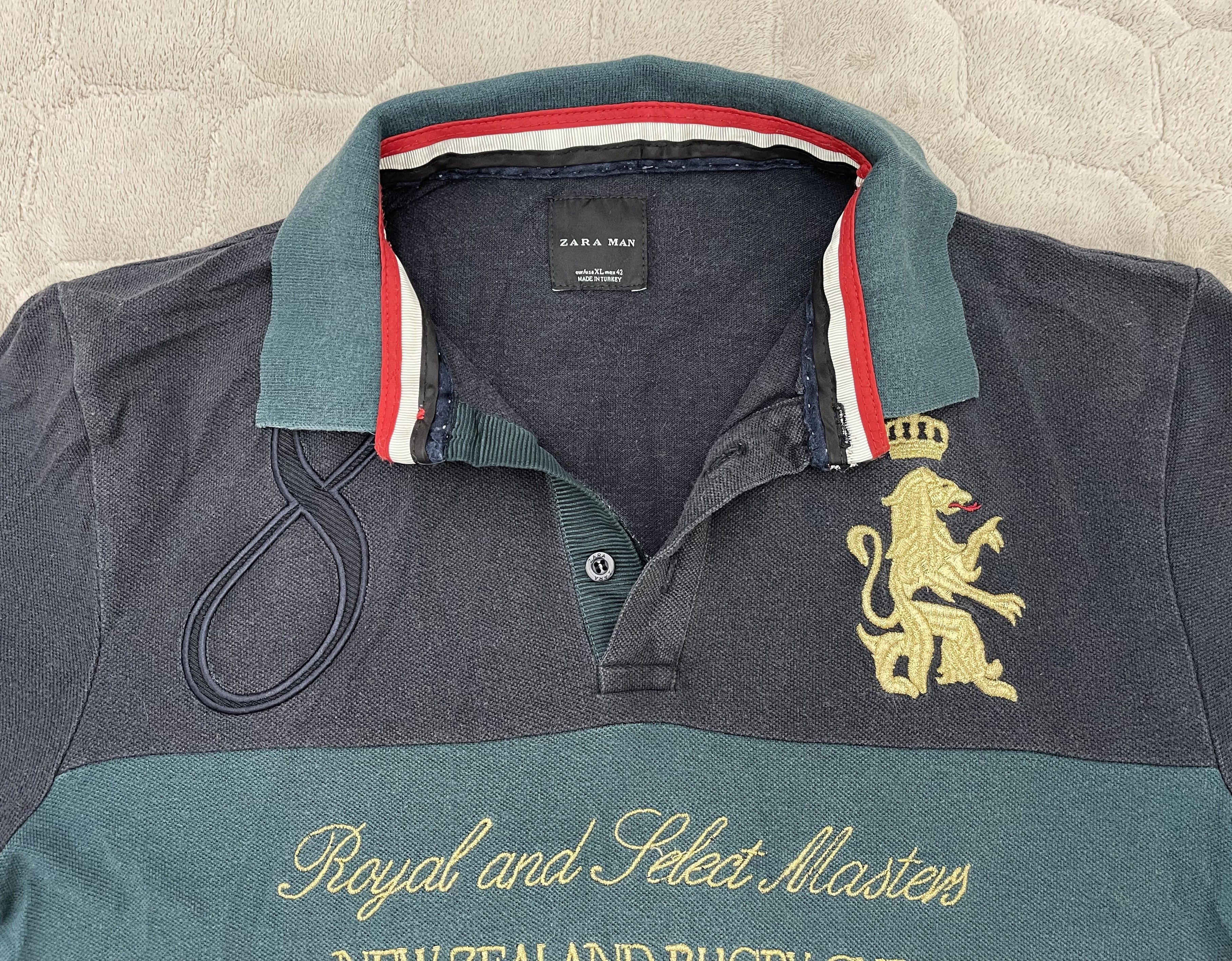 Vintage × Zara ZARA MEN Vintage Regby T-Shirts 1974 Size US XL / EU 56 / 4 - 3 Thumbnail