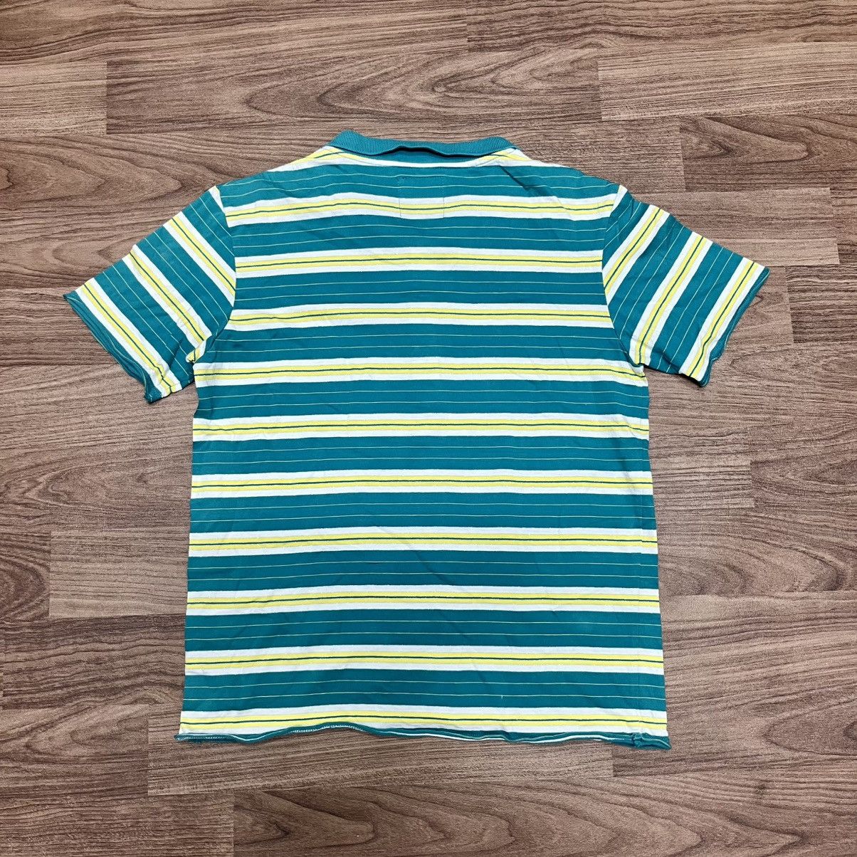 Japanese Brand PPFM Striped Polo Shirt Size M / US 6-8 / IT 42-44 - 3 Thumbnail
