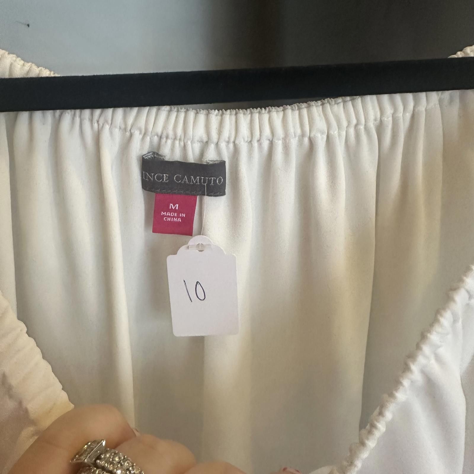 Vince Camuto Luxe Off-Shoulder Blouse by Vince Camuto Size M / US 6-8 / IT 42-44 - 2 Thumbnail