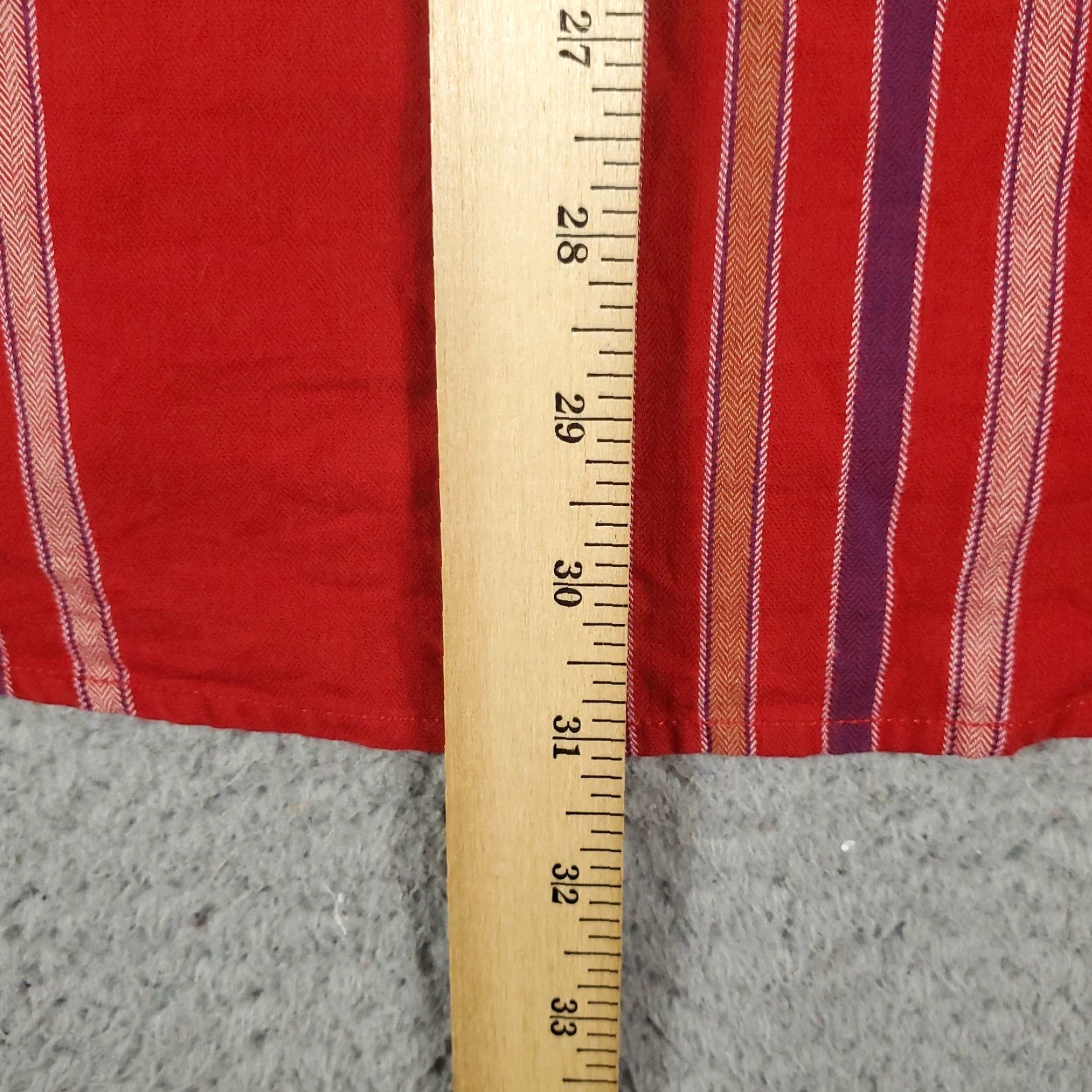 Tommy Hilfiger TOMMY HILFIGER Shirt Men M Red Striped Button-Up Long Sleeve Casual Elegant Classic Shirt Mens Medium Red Striped Button-Down Cotton Size US M / EU 48-50 / 2 - 5 Thumbnail