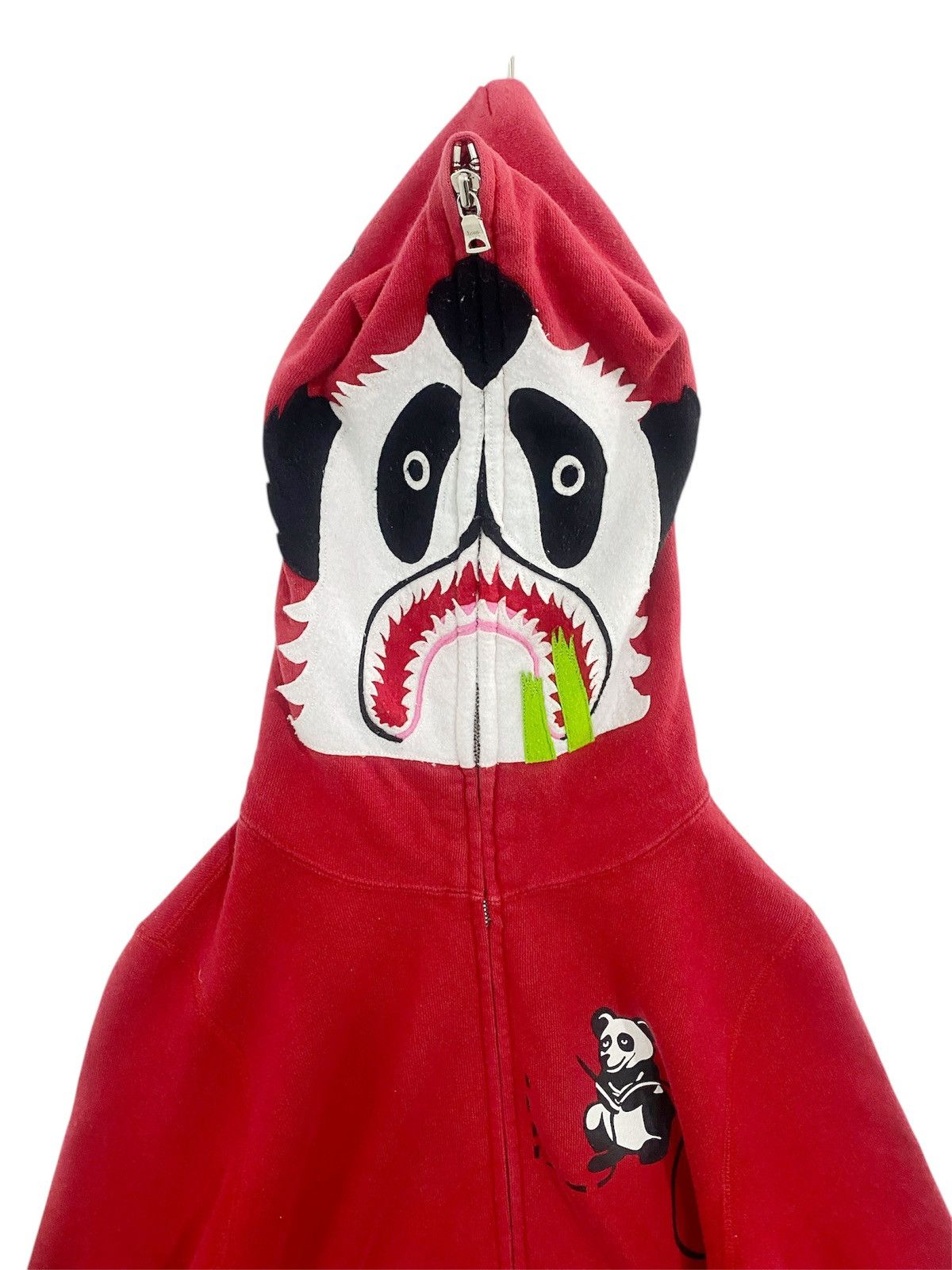 Bape Vintage Rare 2008 Bape Panda A Bathing Ape Full Zip Hoodie Size XXS / US 00 / IT 34 - 2 Thumbnail