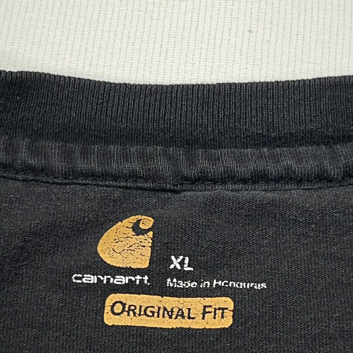 Carhartt × Vintage Carhartt Tee Shirt Black Original Fit Pocket Button Workwear Size US XL / EU 56 / 4 - 4 Thumbnail