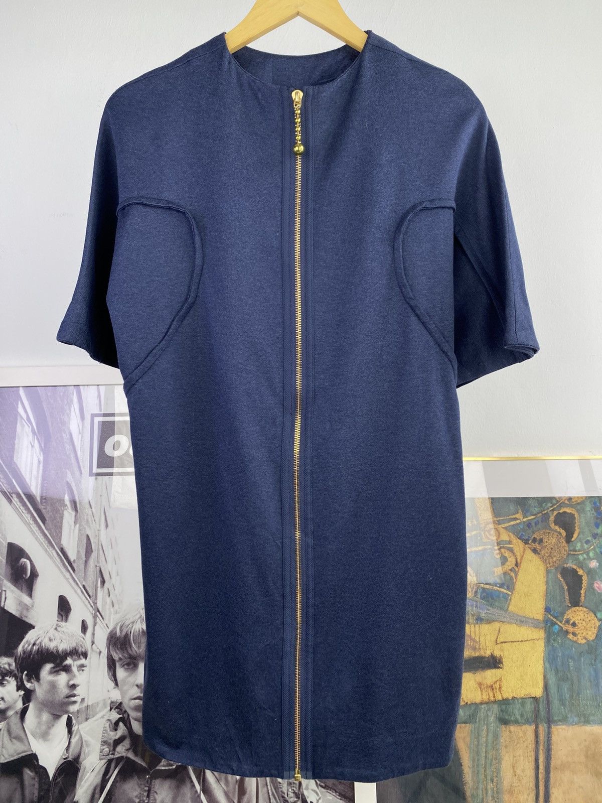 Undercover Undercover Full Length Front Zipper Navy Blue Dress Size M / US 6-8 / IT 42-44 - 1 Thumbnail