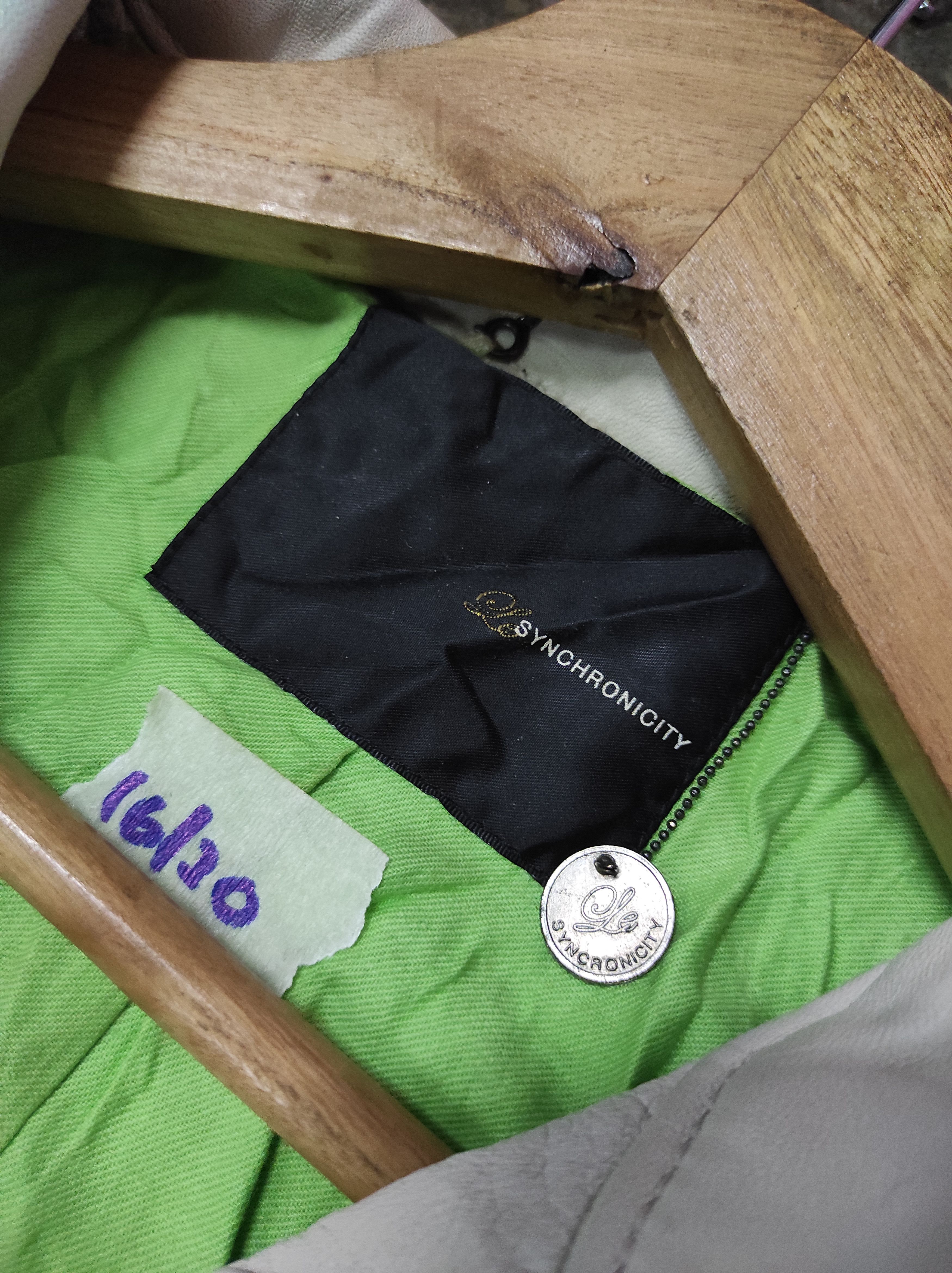Japanese Brand SYNCHRONICITY LAMB LEATHER DOUBLE COLLAR JACKET Size XS / US 0-2 / IT 36-38 - 9 Thumbnail