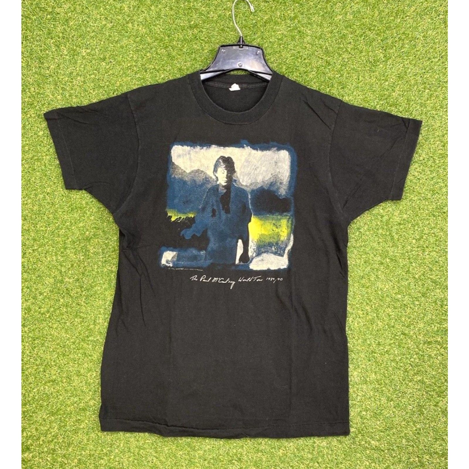 Fruit Of The Loom VINTAGE Paul McCartney Shirt Mens XL World Tour 1989-90 Single Stitch Music Band Rock USA 80s 90s Size US XL / EU 56 / 4 - 2 Thumbnail