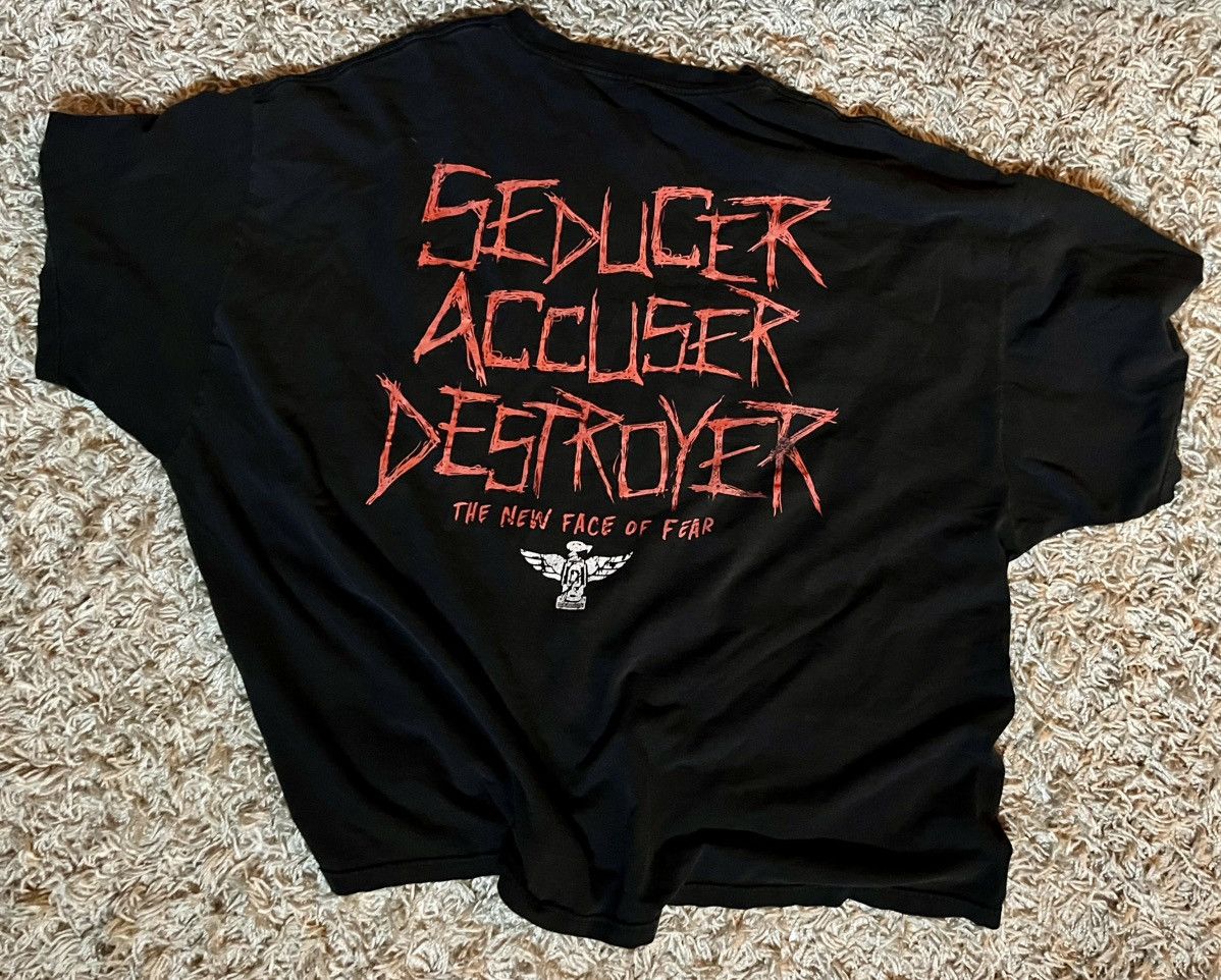 WWF Vintage WWF “The Reign of Fear” 90s- Oversize 5XL Size US XXL / EU 58 / 5 - 4 Thumbnail