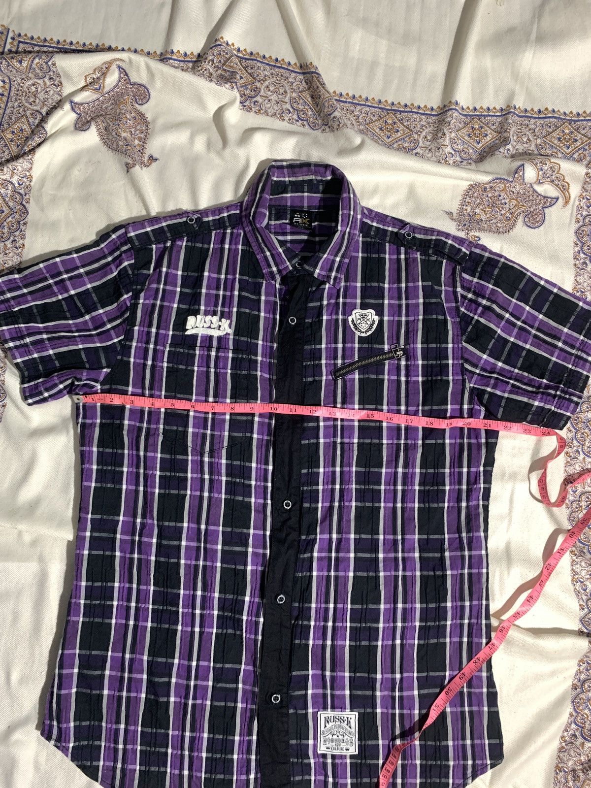 Hysteric Glamour × If Six Was Nine × Japanese Brand RUSS-K FEALING ALIVE SHORT SLEEVE SHIRT Size US M / EU 48-50 / 2 - 16 Thumbnail