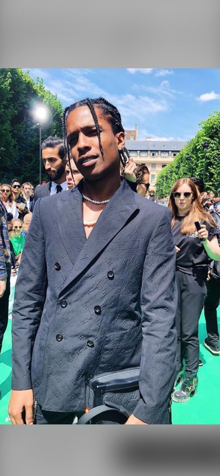 Louis Vuitton × Virgil Abloh Louis Vuitton monogram double breasted blazer. 40/50. $3290 Size 40R - 1 Thumbnail
