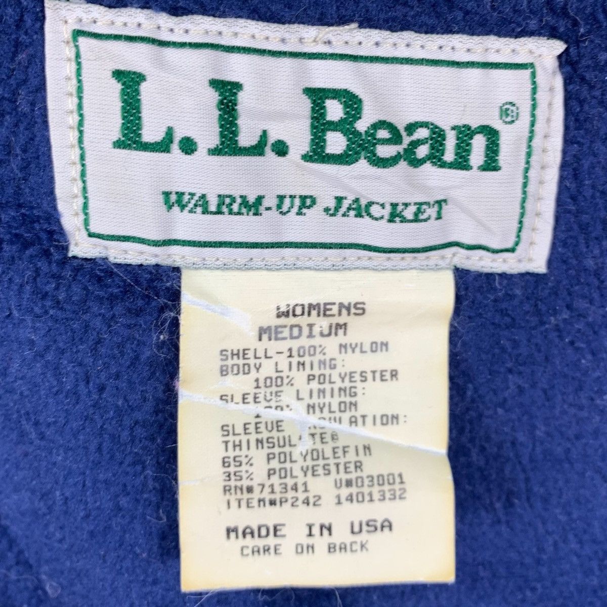L.L. Bean × Vintage Vintage L.L.BEAN Outdoor Sportswear Small Logo Zipper Jacket Size US M / EU 48-50 / 2 - 7 Thumbnail