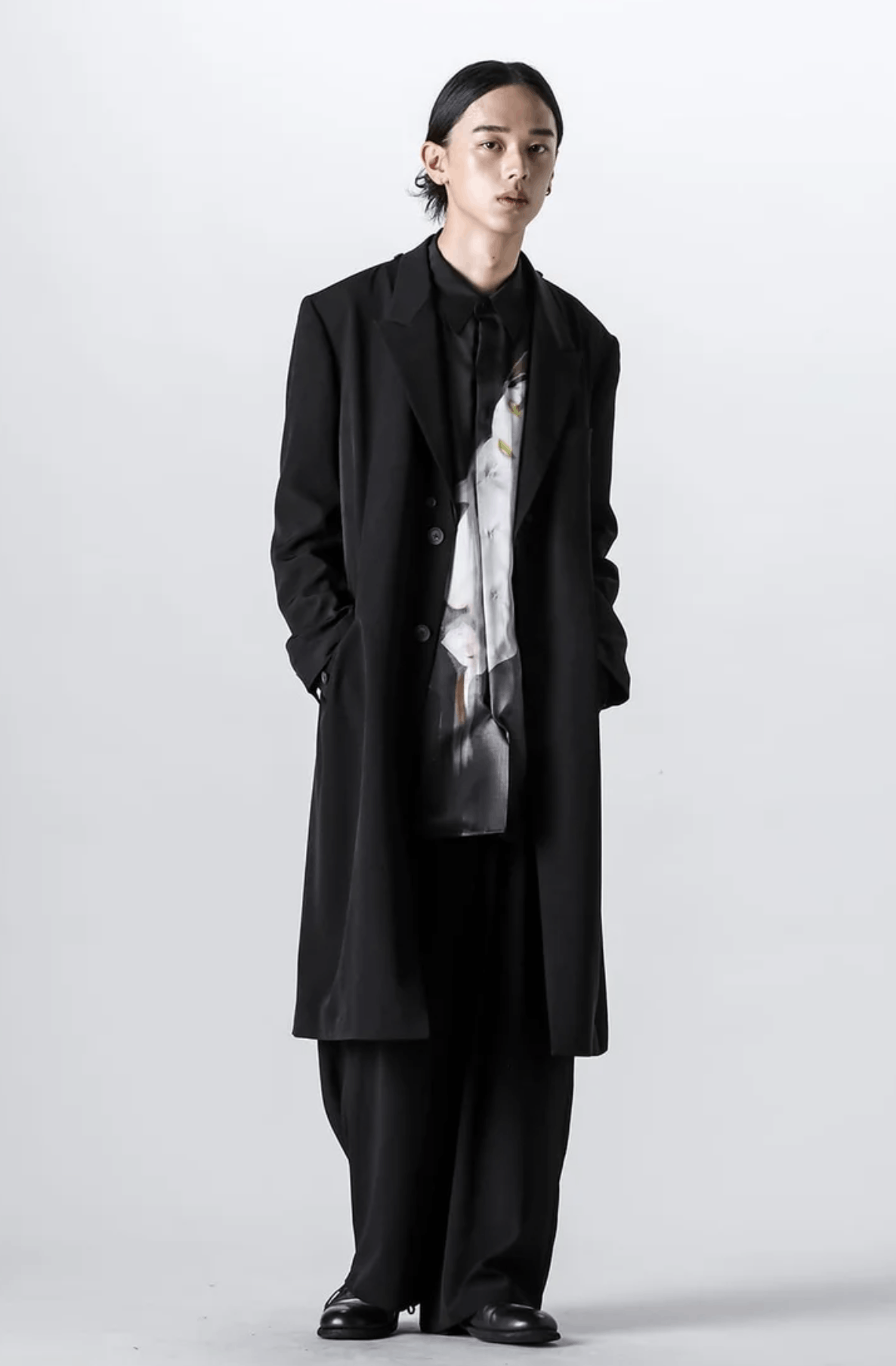 Yohji Yamamoto Yohji Yamamoto Pour Homme 24AW - Lapel Detachable Jacket Size US M / EU 48-50 / 2 - 13 Thumbnail