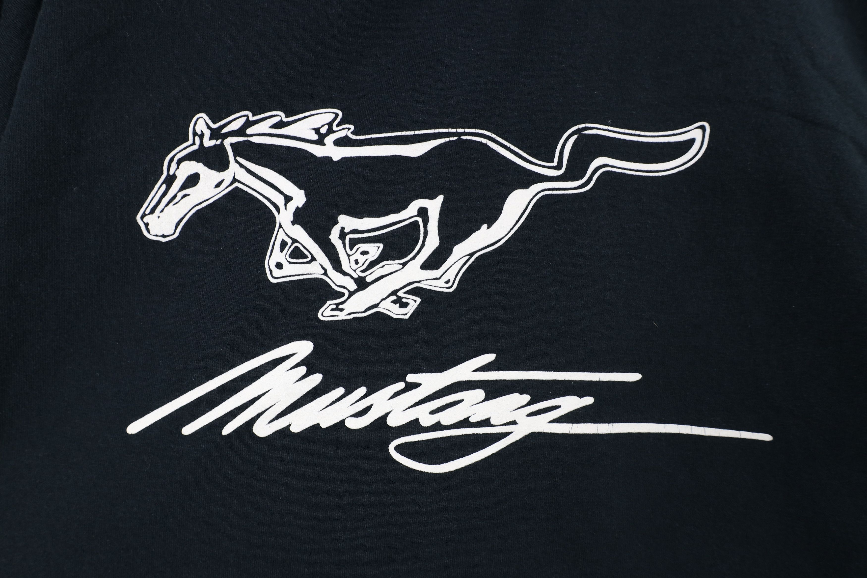 Vintage Vintage 90s Spell Ford Motors Mustang Long Sleeve T-Shirt Size US XXL / EU 58 / 5 - 4 Thumbnail
