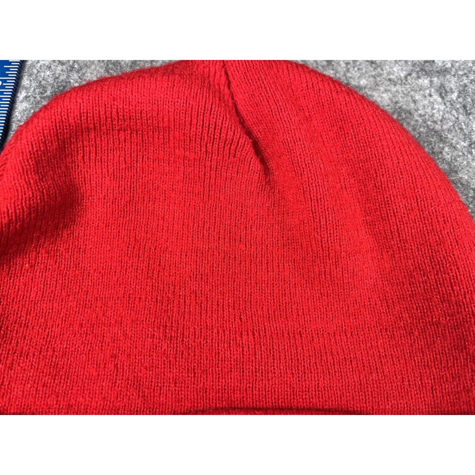 Vintage Cali Life Hat Beanie Mens One Size Red Knit California Logo Winter USA Patriotic Size ONE SIZE - 3 Thumbnail