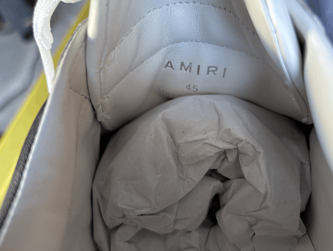 Amiri AMIRI STADIUM LOW Size US 11.5 / EU 44-45 - 9 Thumbnail