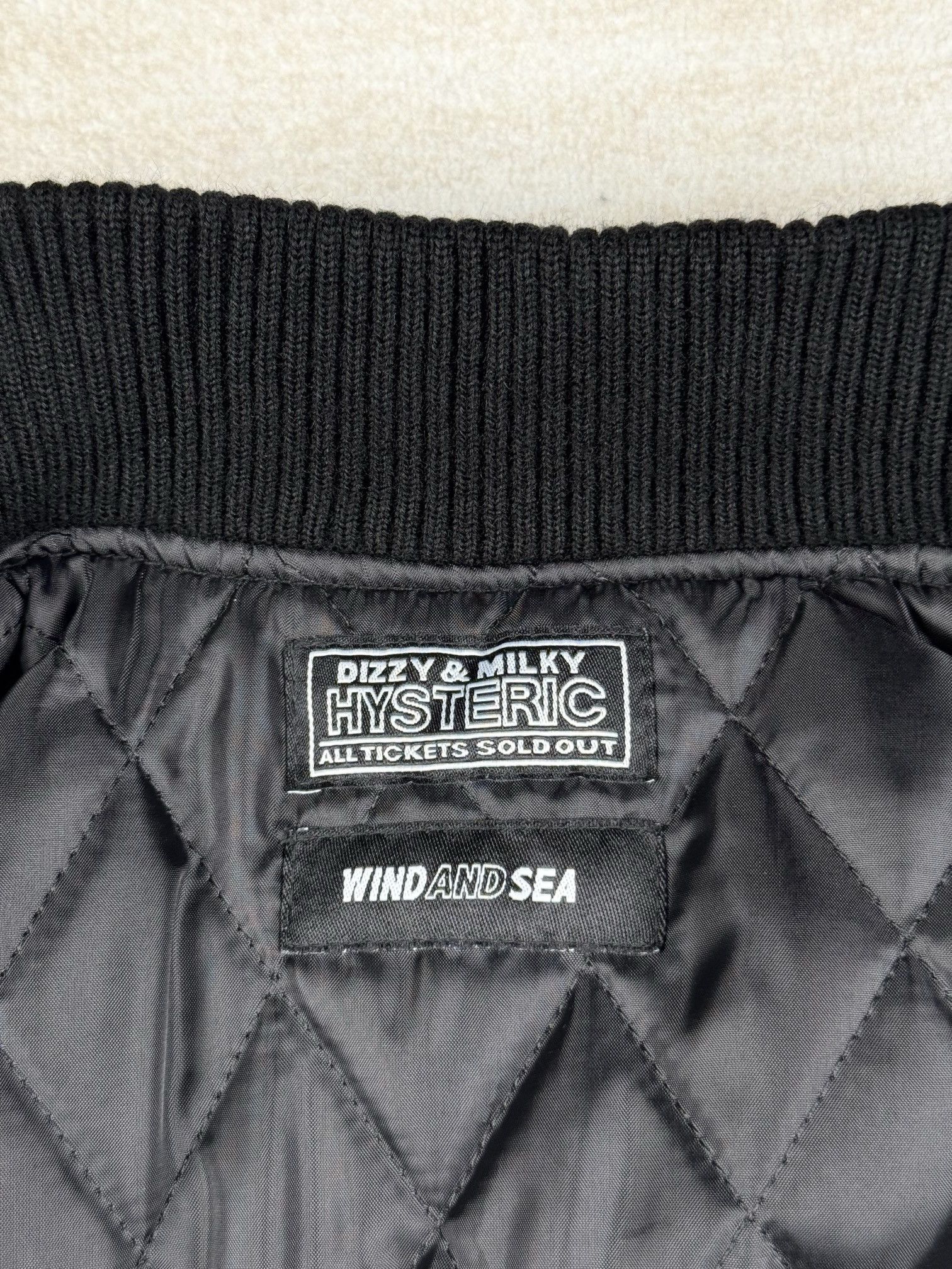 Hysteric Glamour wysteric glamour Wind and sea varisty jkt Size US L / EU 52-54 / 3 - 7 Thumbnail