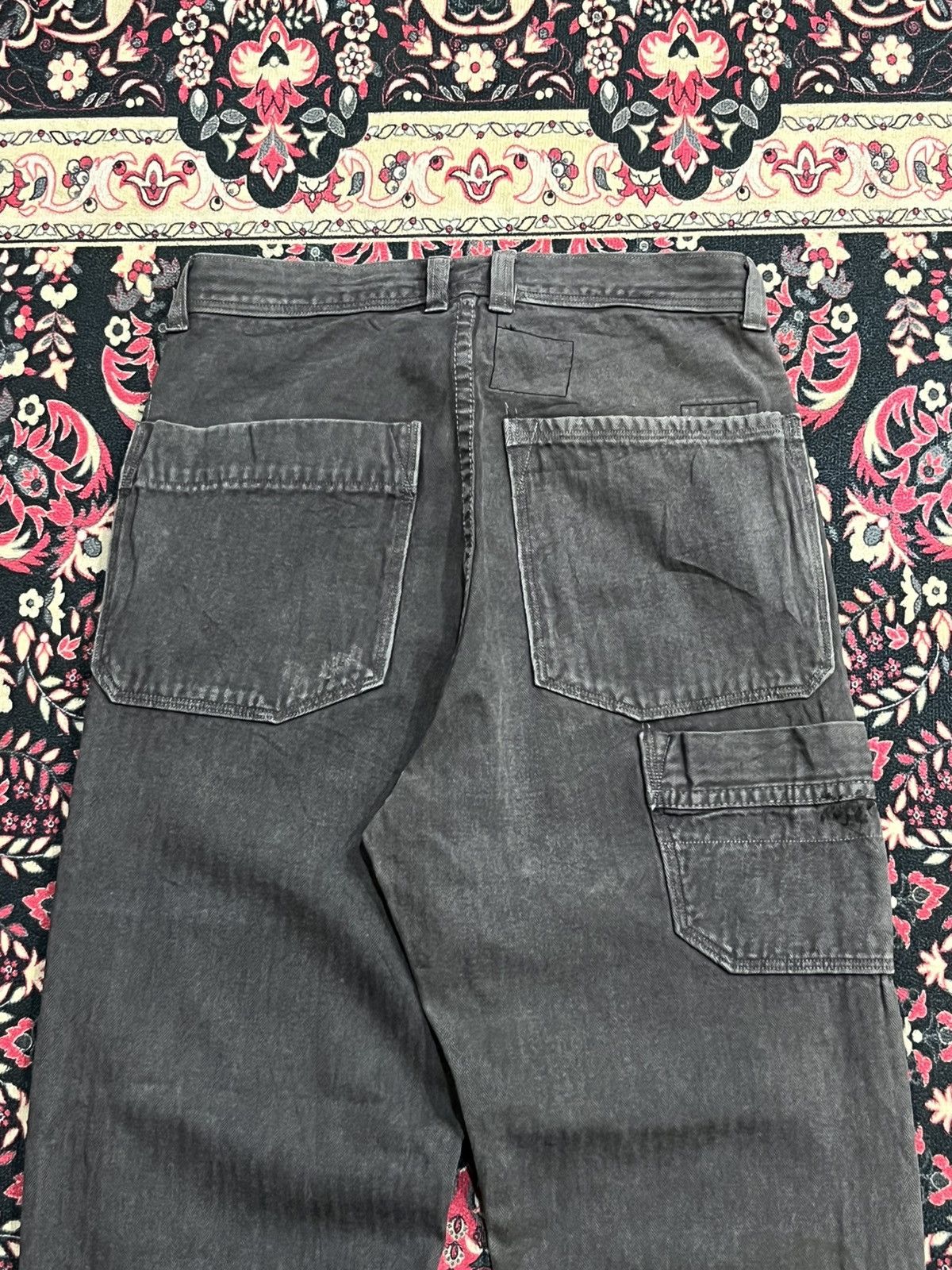 Carhartt Vintage Japan RNA Inc. Grey Carpenter Distressed Pocket Pant Size US 28 / EU 44 - 9 Thumbnail
