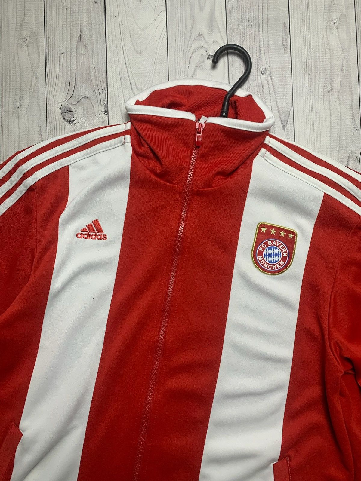 Adidas × Vintage Vintage adidas Bayern Munich soccer jacket size L rare Size US L / EU 52-54 / 3 - 2 Thumbnail