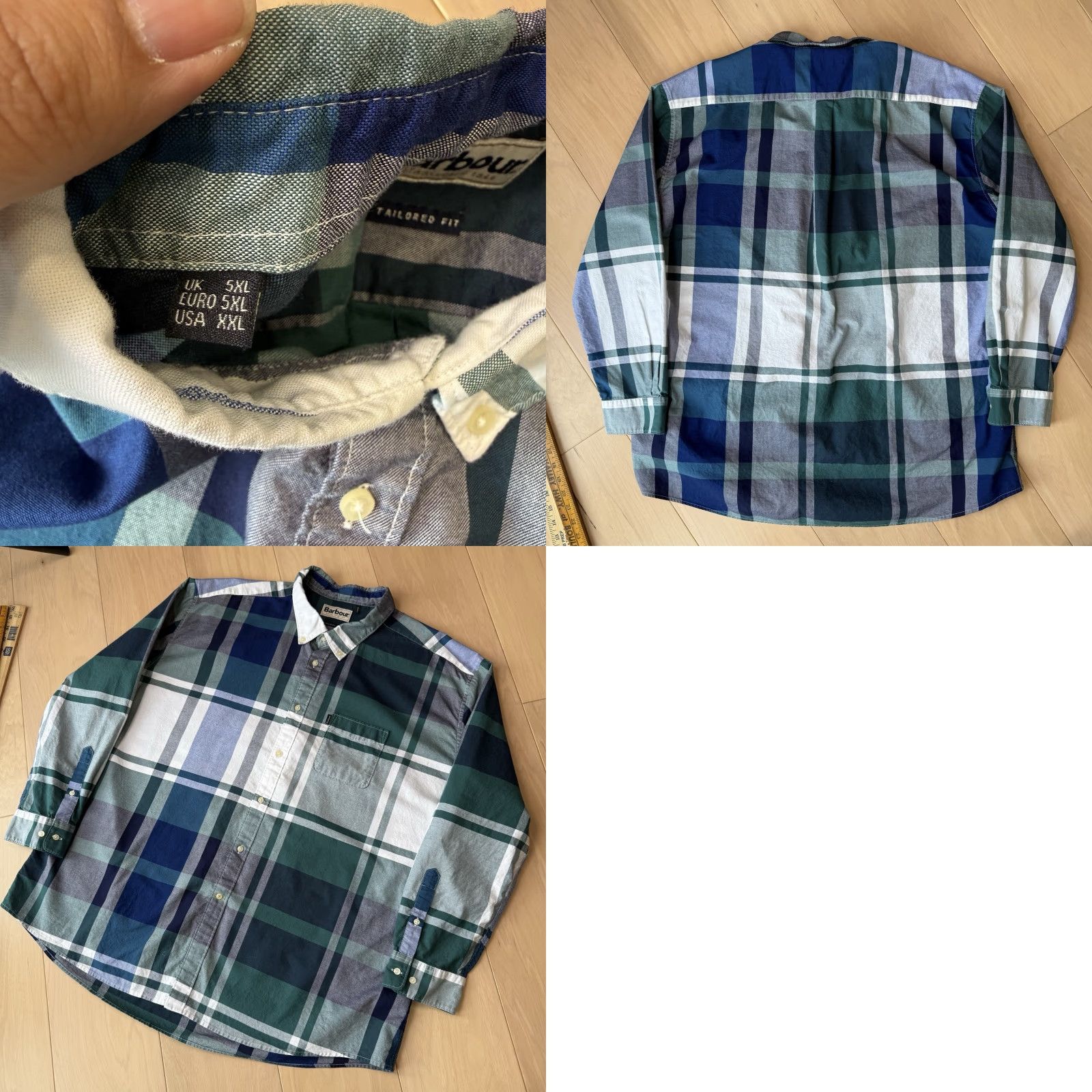 Barbour Barbour Shirt 2XL Multicolor Highland 2 Check Button Up New York Minimalist Shirt Mens Size US XXL / EU 58 / 5 - 8 Thumbnail