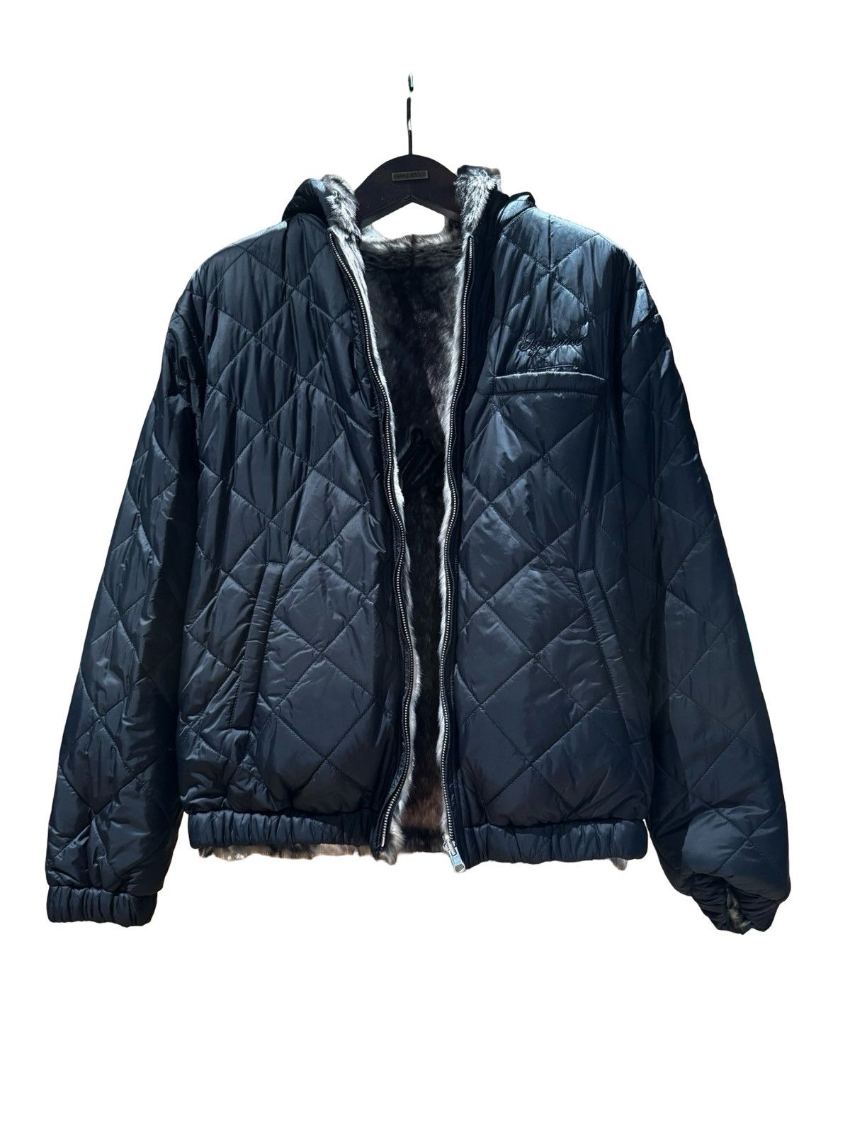 Supreme Supreme Faux Fur Reversible Hooded Jacket Size US L / EU 52-54 / 3 - 5 Thumbnail