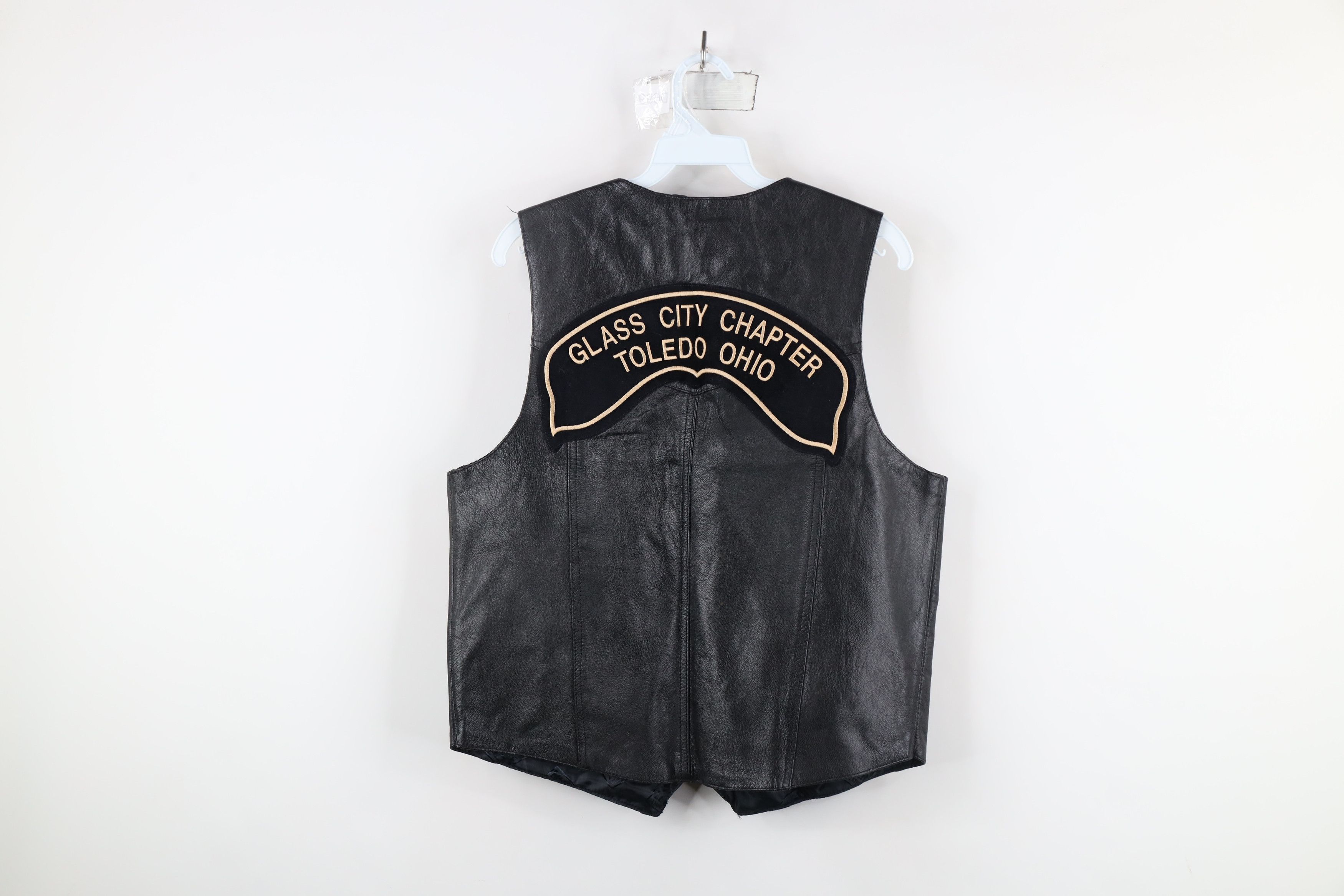 Vintage Vintage 90s Streetwear Leather Motorcycle Vest Jacket Size US M / EU 48-50 / 2 - 12 Thumbnail