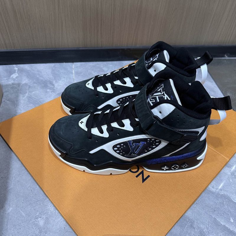 Louis Vuitton Louis Vuitton Trainer 2 High-Top Sneakers -2508 Size US 6.5 / EU 39-40 - 1 Thumbnail
