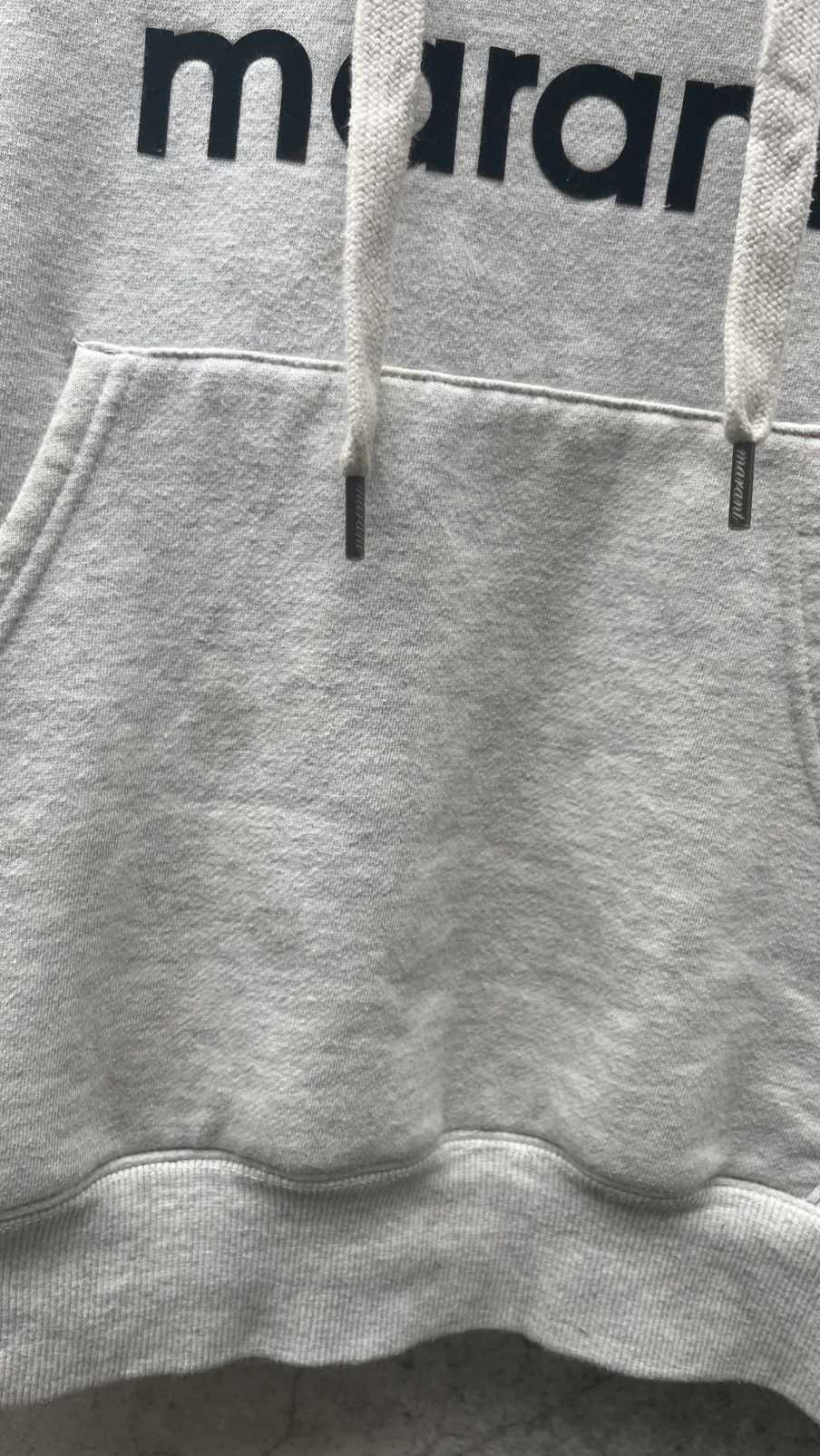Isabel Marant Etoile Isabel Marant Étoile Grey "Mansel" Logo Hoodie (FW 2018) Size US M / EU 48-50 / 2 - 6 Thumbnail