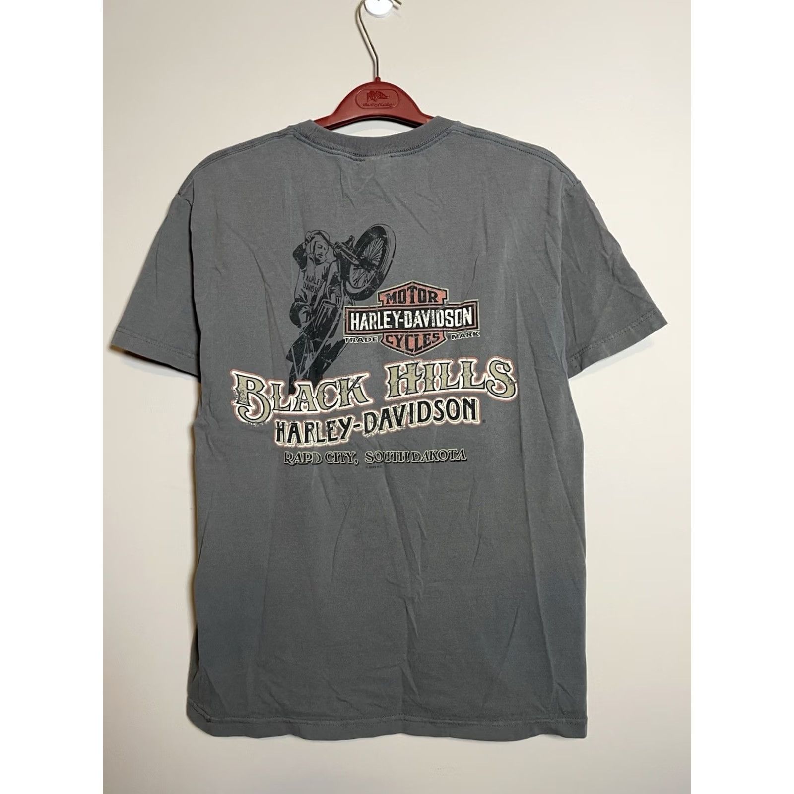 Harley Davidson Harley-Davidson Shirt T-Shirt Short Sleeve Crew Neck Black Large Graphic Print Logo USA Motorcycle Biker Ol Men's Size US L / EU 52-54 / 3 - 2 Thumbnail