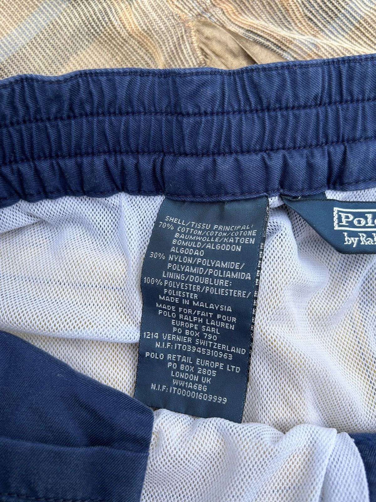 Polo Ralph Lauren Vintage Polo By Ralph Lauren R67 Skull Striped Nylon Shorts Size US 34 / EU 50 - 10 Thumbnail