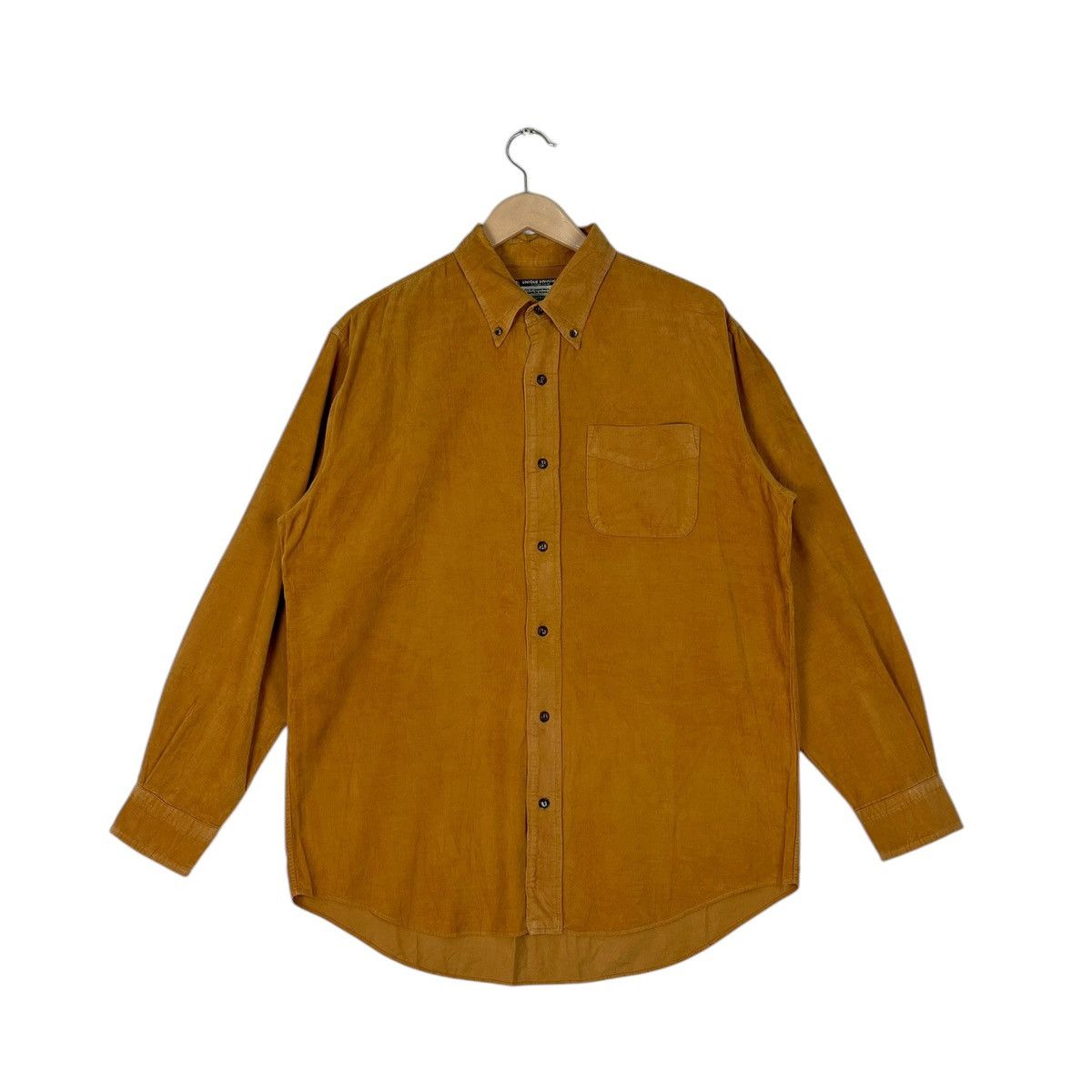 Sugar Cane Corduroy Button Up Shirt by Toyo Enterprise