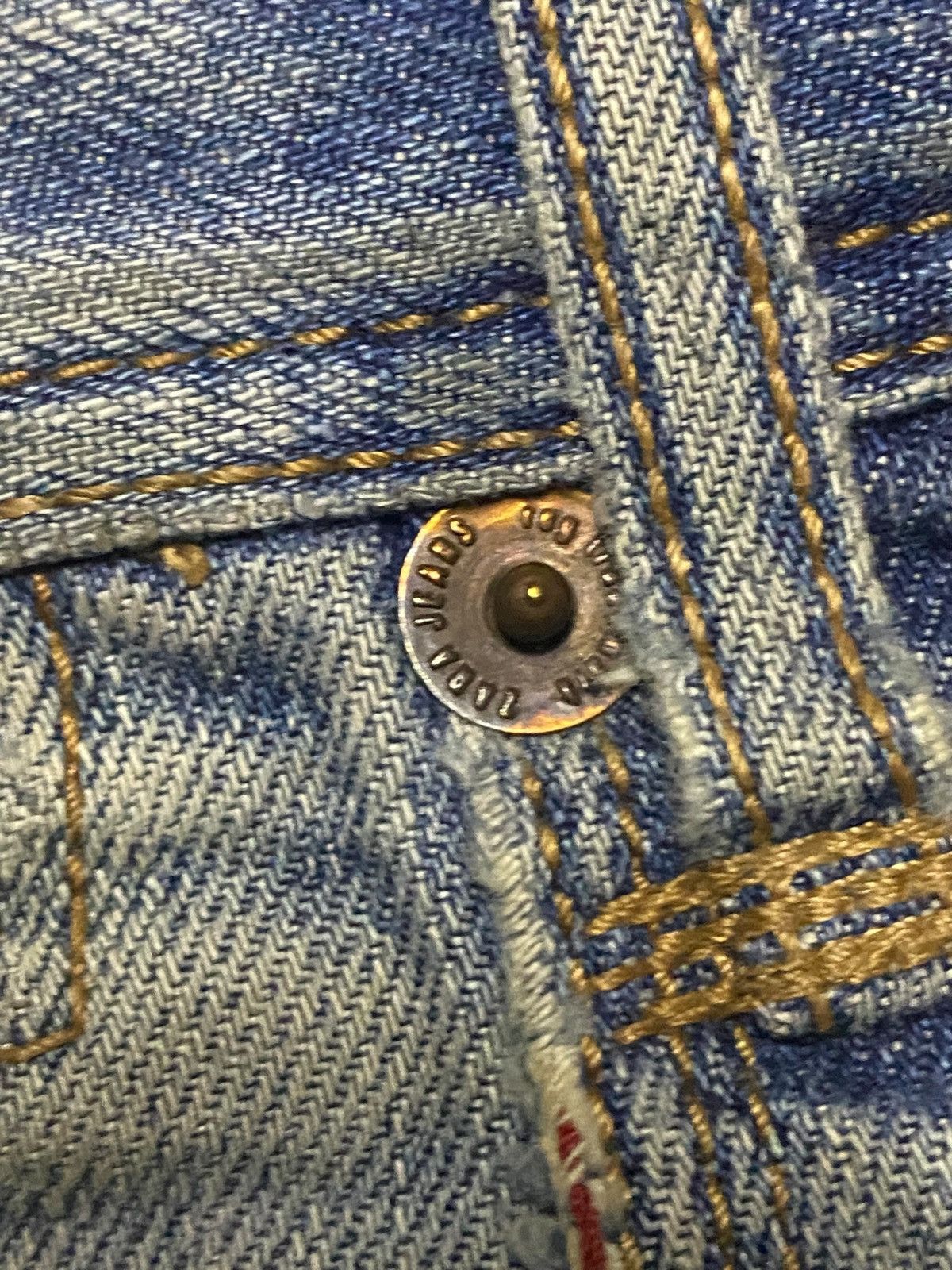 Rhude × Zara Vintage Reg Trademark Zara Jeans Distressed Loose Jeans Size US 33 - 11 Thumbnail
