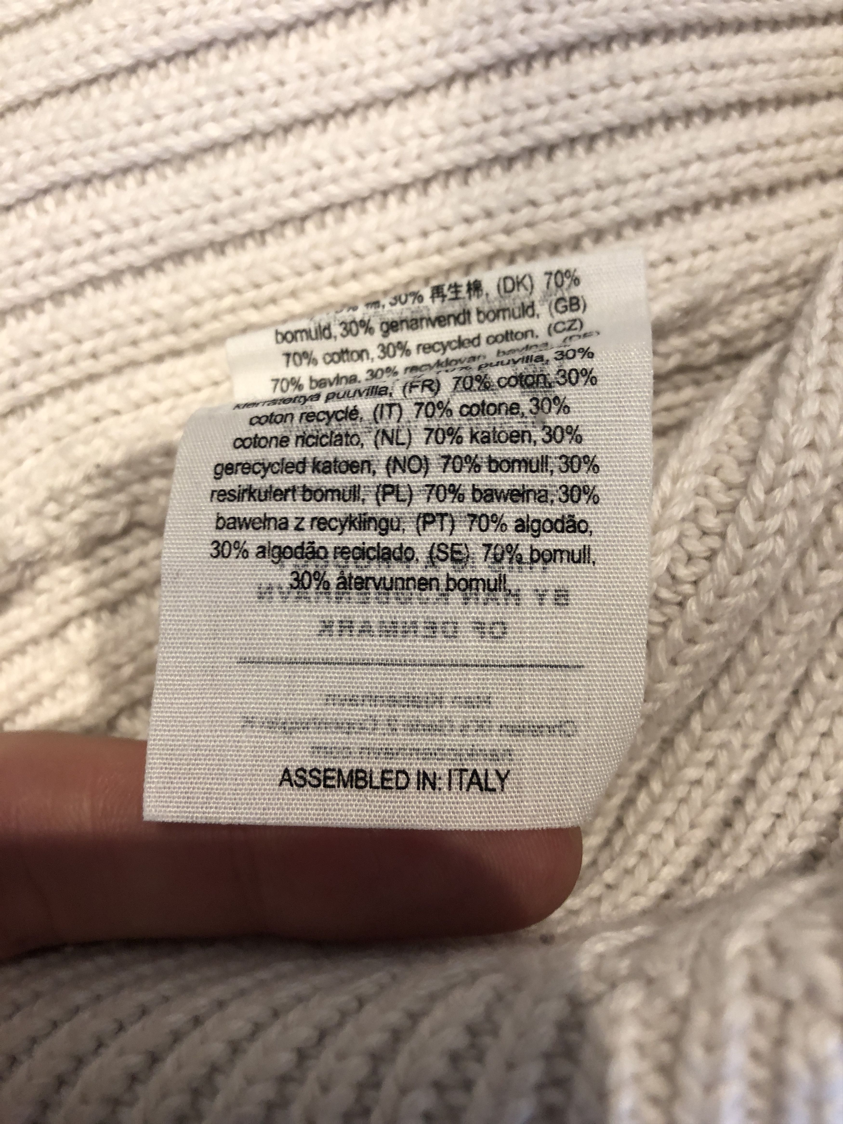 Han Kjobenhavn $395 - Distressed Knit Vest - Off White Size US XL / EU 56 / 4 - 15 Thumbnail