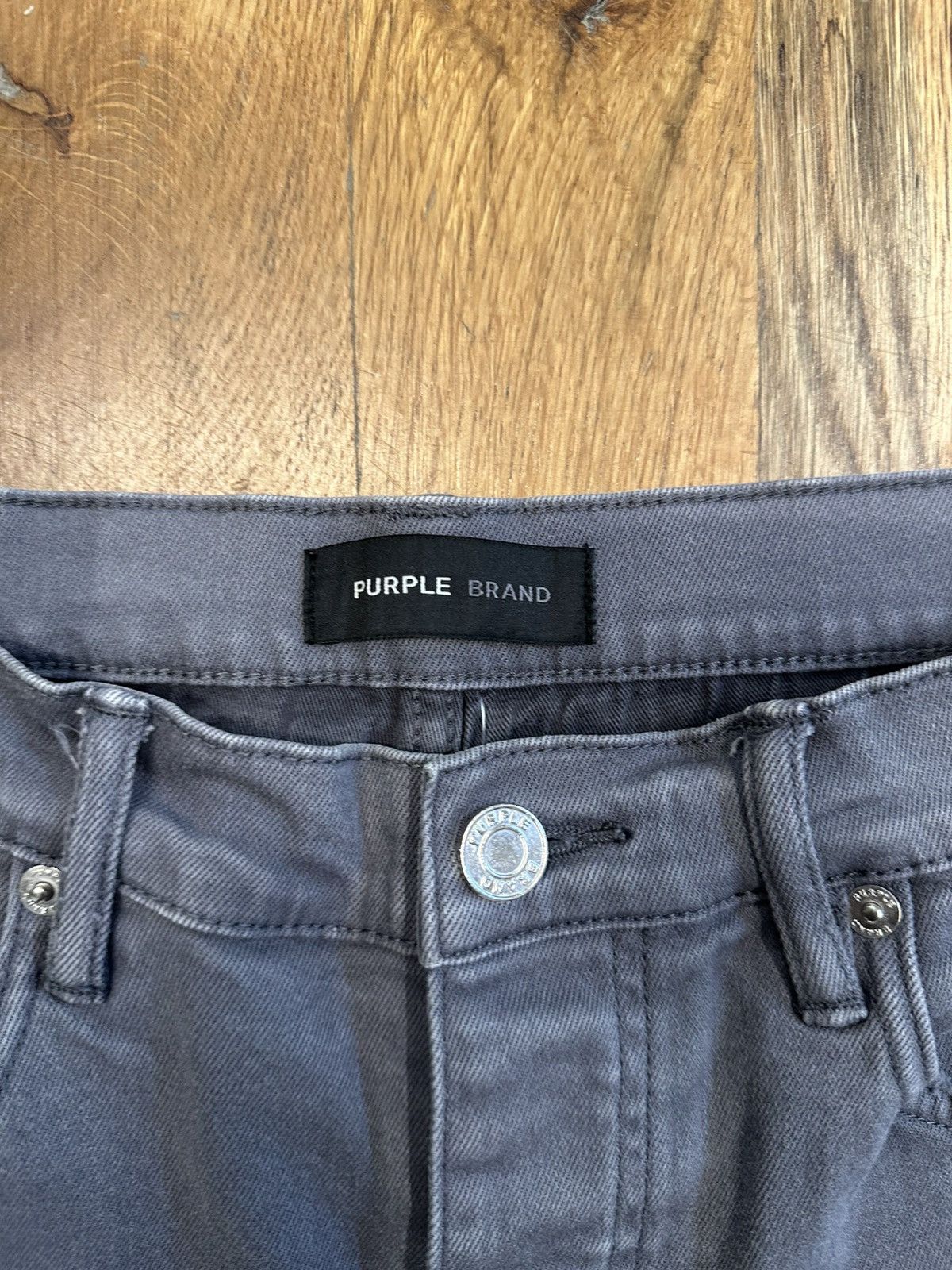 Purple Brand Purple Brand Plain Grey Denim Jeans Size 31 Size US 31 - 3 Thumbnail