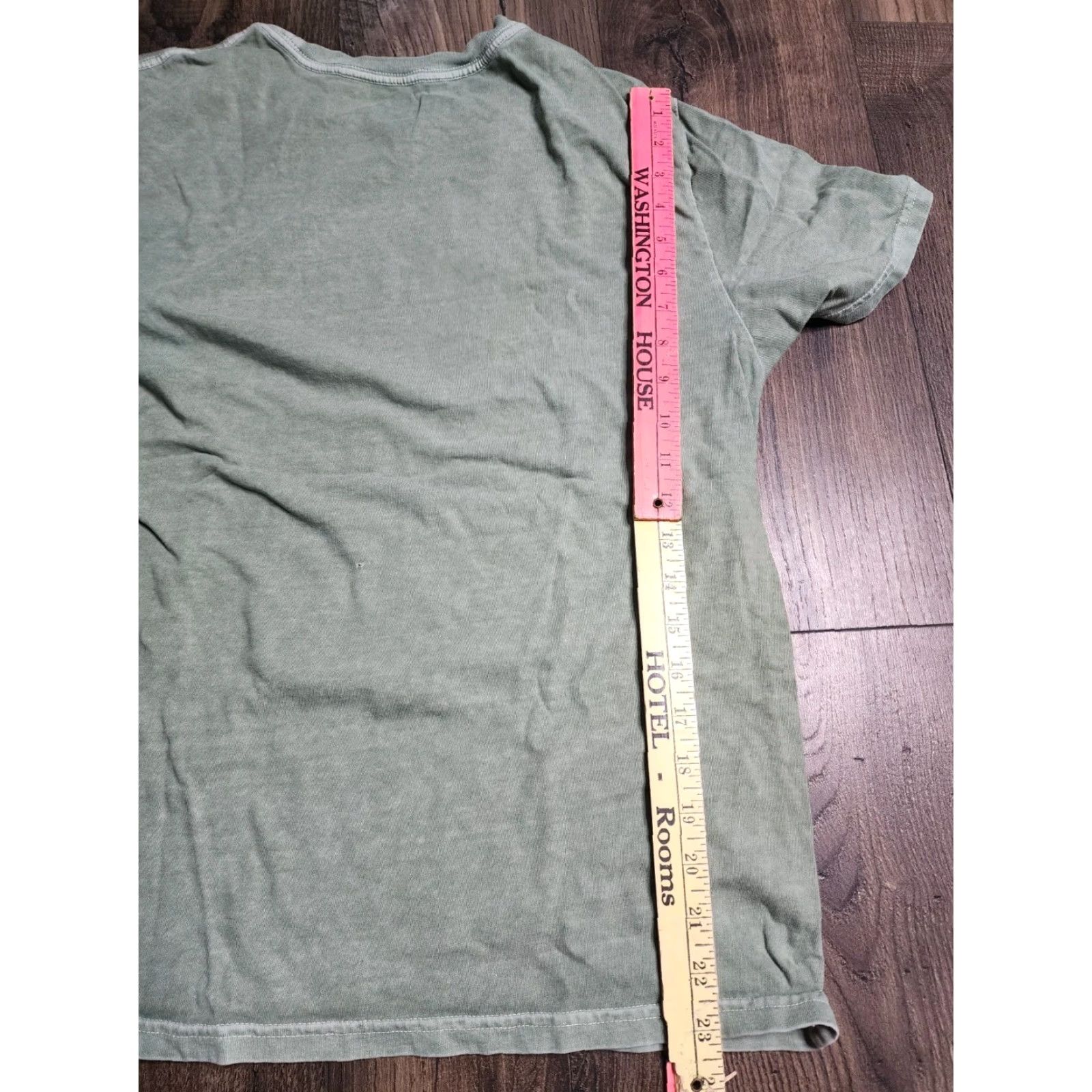 Lucky Brand Lucky Brand AC/DC Money Talks Graphic Print T-Shirt Women’s Large Green Casual Tee Size L / US 10 / IT 46 - 3 Thumbnail