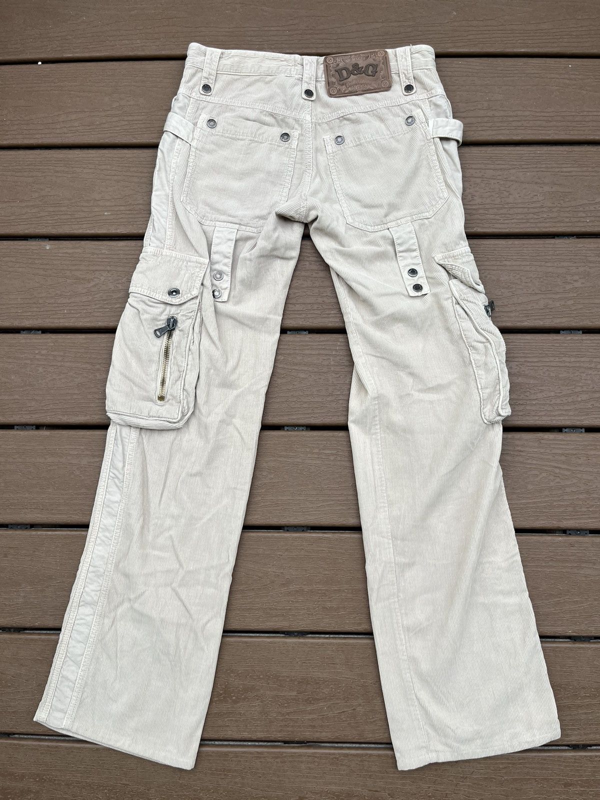 Dolce & Gabbana Dolce & Gabbana 00s Corduroy Cargo Pants Size 30" / US 8 / IT 44 - 5 Thumbnail