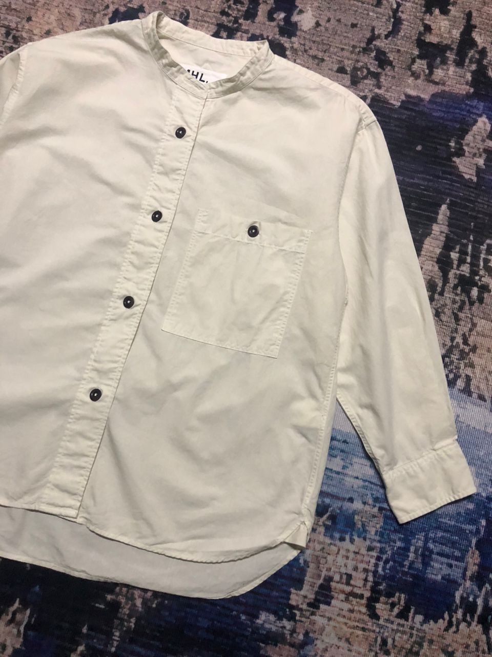 Margaret Howell Margaret Howell Band Collar Shirt Blouse Size S / US 4 / IT 40 - 6 Thumbnail