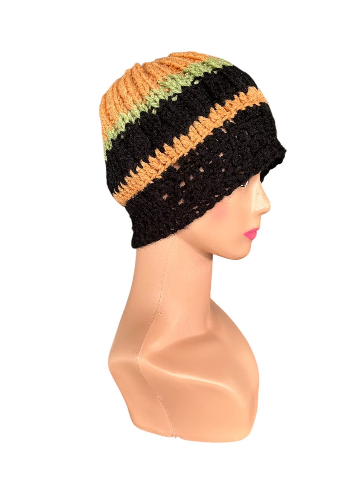 Japanese Brand × Kapital × Vintage Crochet Knitted handmade Beanie Hats Size ONE SIZE - 2 Thumbnail