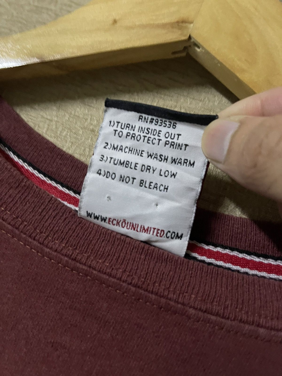 Ecko Unltd. Vintage ECKO UNLTD Ecko Complex Maroon Longsleeve Size US XXL / EU 58 / 5 - 7 Thumbnail