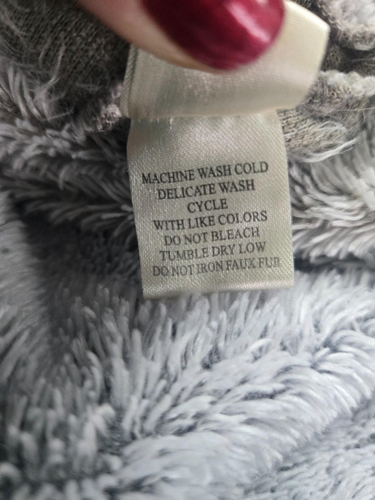dylan dylan Sz L Sherpa Pullover Hygge Athleisure GorpCore Size 36" / US 14 / IT 50 - 5 Thumbnail