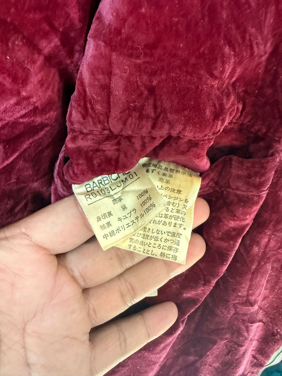 Kadoya GENUINE DEER LEATHER BARBICHE JAPANESE BRAND MARRON INSIDE Size US M / EU 48-50 / 2 - 4 Thumbnail