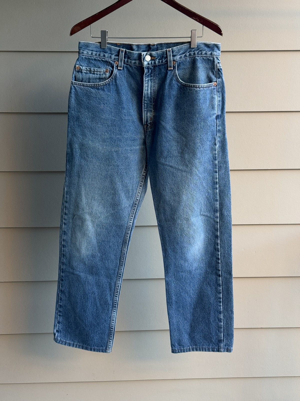 Levi's Vintage 90s Levi’s 505 Straight Leg Jeans Denim 34x30 Size US 34 / EU 50 - 1 Thumbnail