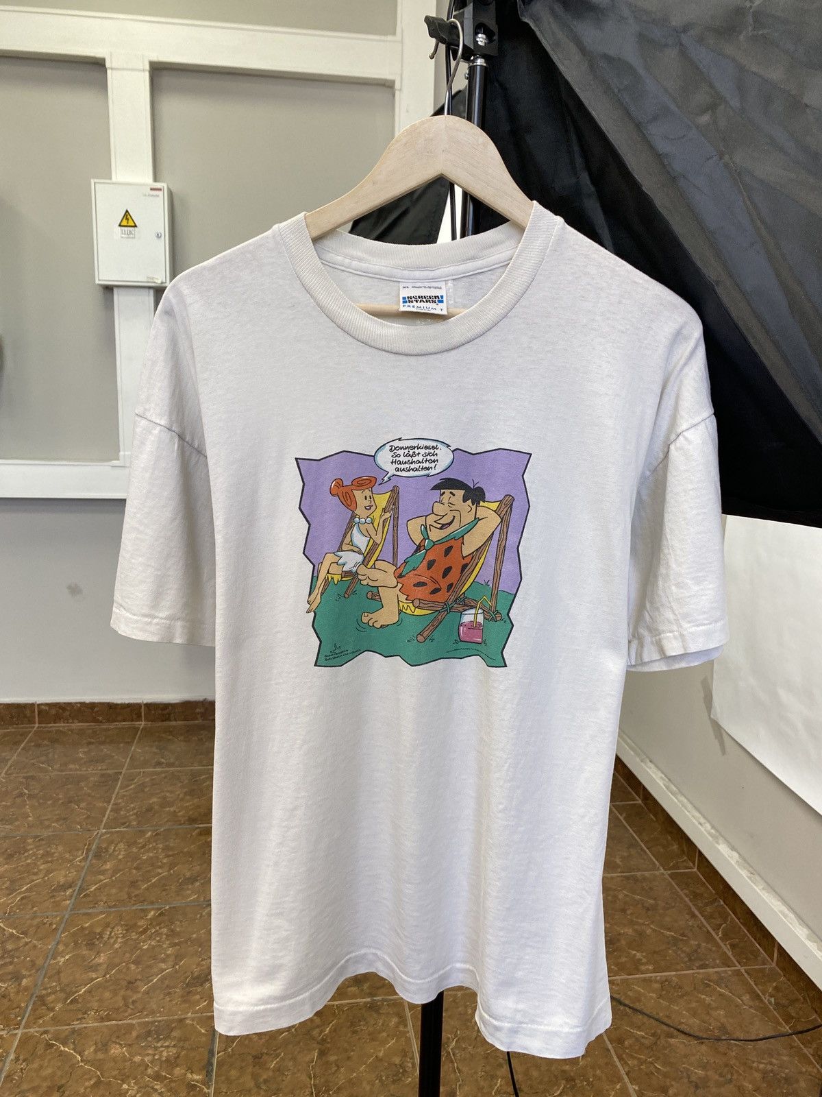 Cartoon Network 🇺🇸 Vintage 1997 The Flintstones Retro T-Shirt Rare Hype Y2K Size US XL / EU 56 / 4 - 1 Thumbnail