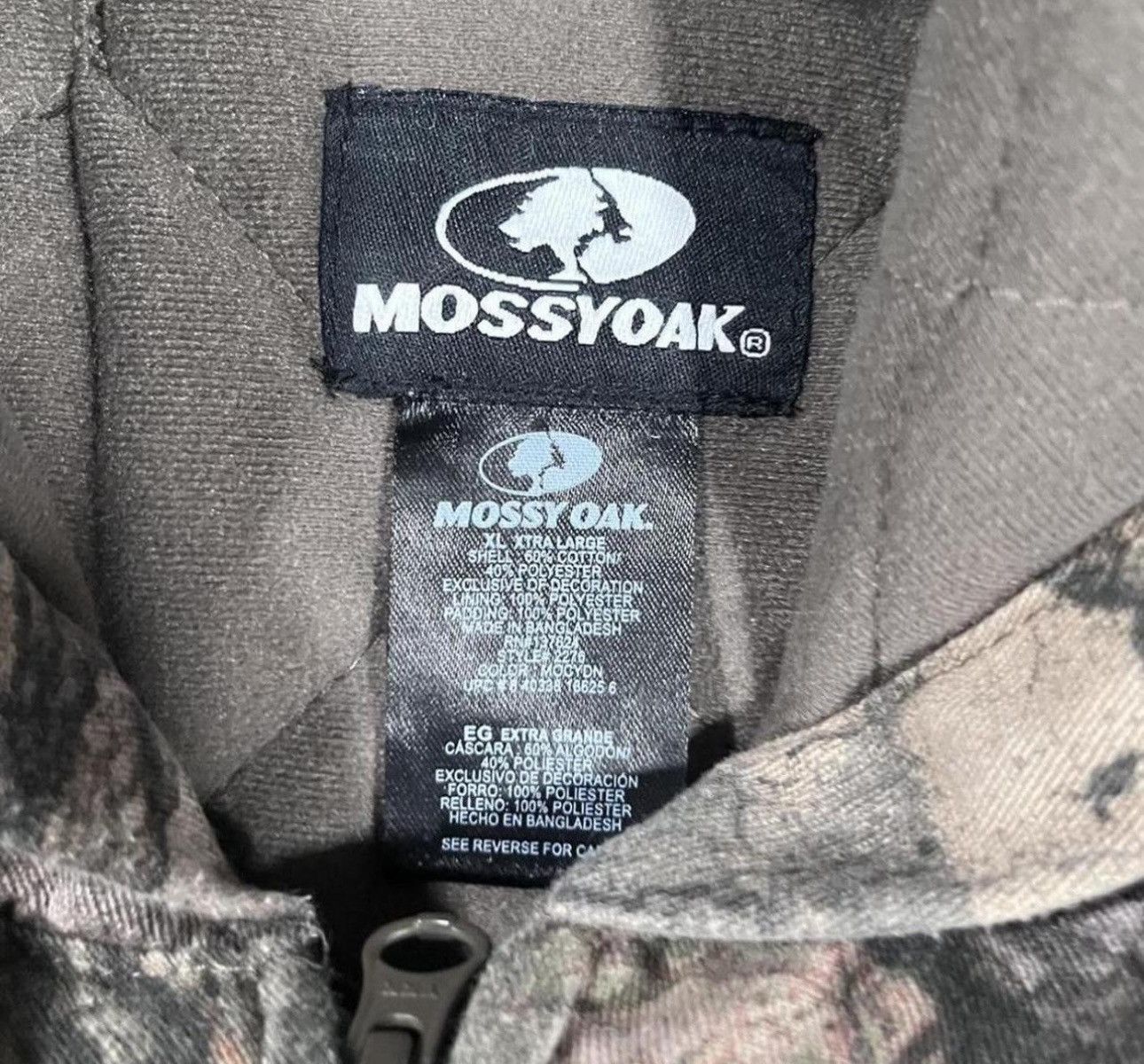 Other Mossy Oak XL Camouflage Hooded Hunting Jacket Size US XL / EU 56 / 4 - 3 Thumbnail