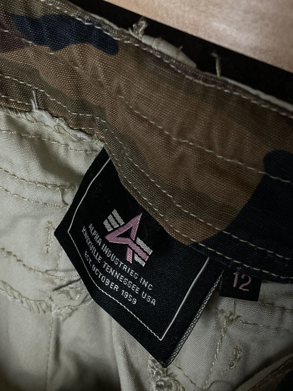 Alpha Industries × Japanese Brand Vintage Alpha Industries japanese cargo zip denim pants Size 34" / US 12 / IT 48 - 8 Thumbnail