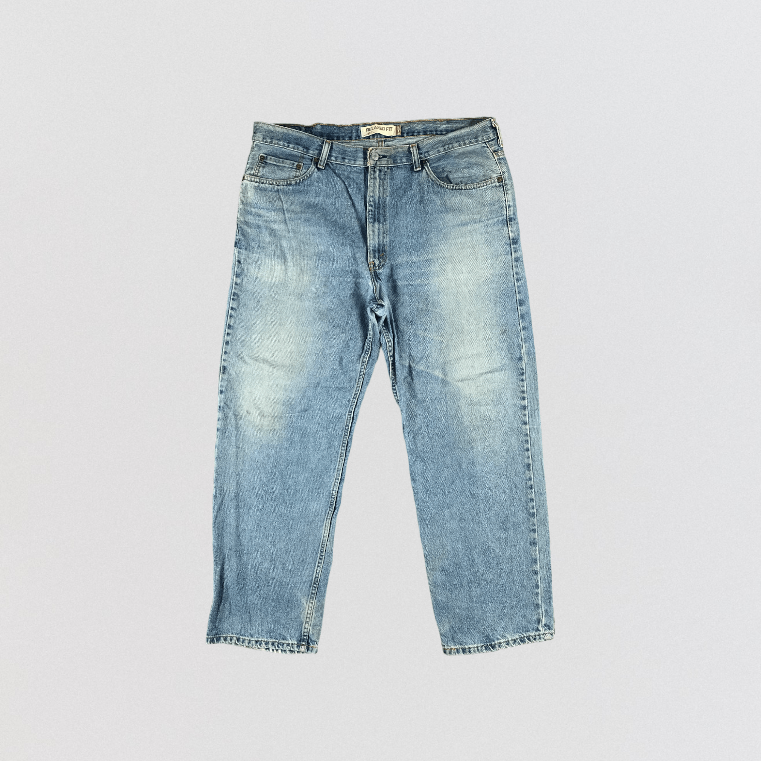 Levi's × Vintage Vintage Light Wash Levis 550 Jeans-JM2839 Size US 41 - 1 Thumbnail