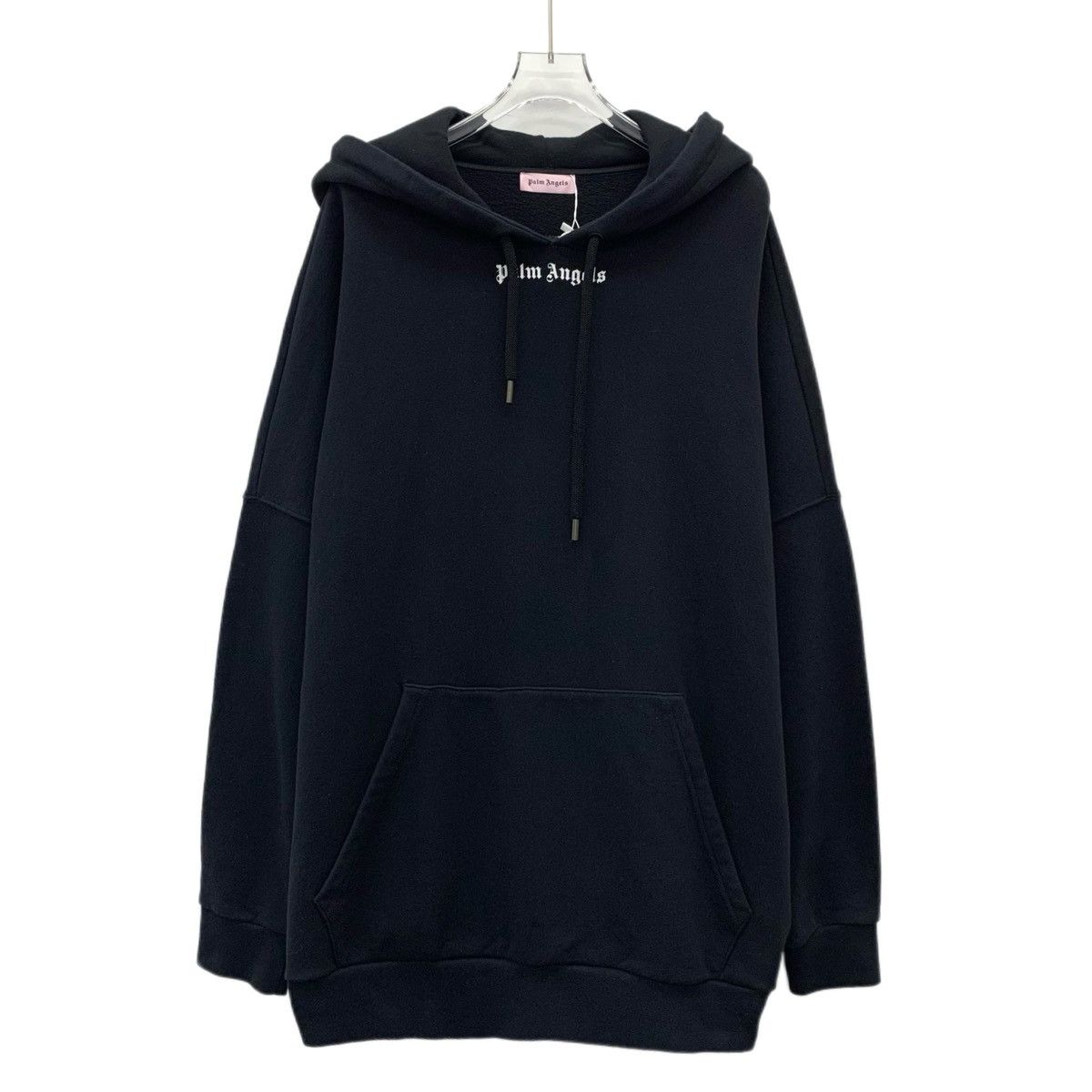 Palm Angels Palm Angels Black Hooded Drawstring Sweatshirt K26WX Size US XL / EU 56 / 4 - 1 Thumbnail
