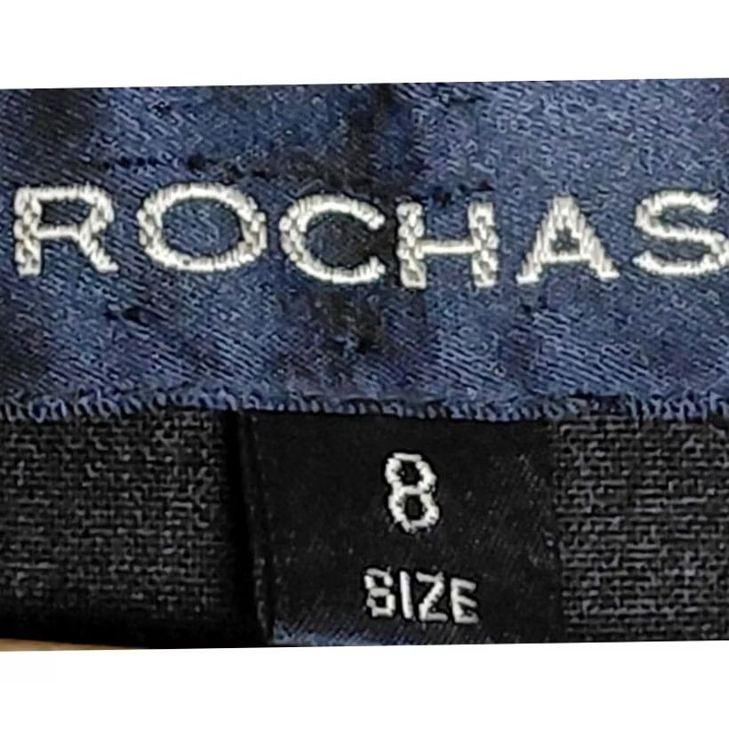 Rochas ROCHAS Blazer Wool Solid Long Sleeve Women Size 8, Gray, Button Closure, Lined, 100% Wool, Formal Workwear, Classic Fit, Dry Clean Only Size M / US 6-8 / IT 42-44 - 5 Thumbnail