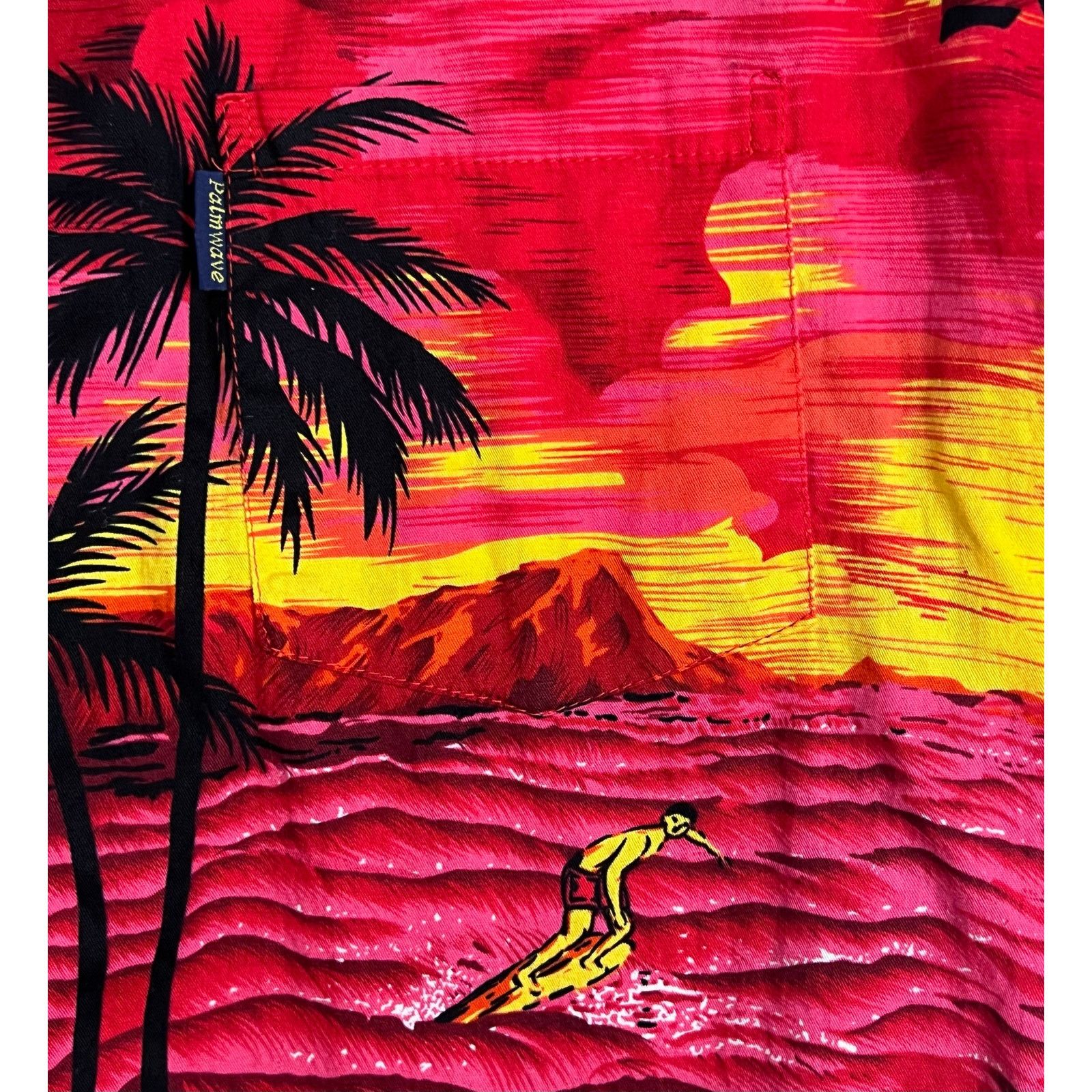 Other PalmWave Hawaiian Button-Up Shirt Tropical Surfer Floral Size US S / EU 44-46 / 1 - 10 Thumbnail