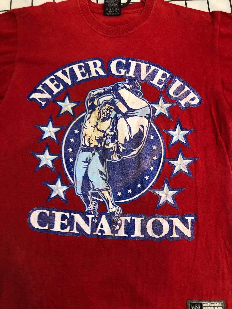 WWE WWE John Cena Never Give Up Cenation T Shirt Size M Size US M / EU 48-50 / 2 - 4 Thumbnail