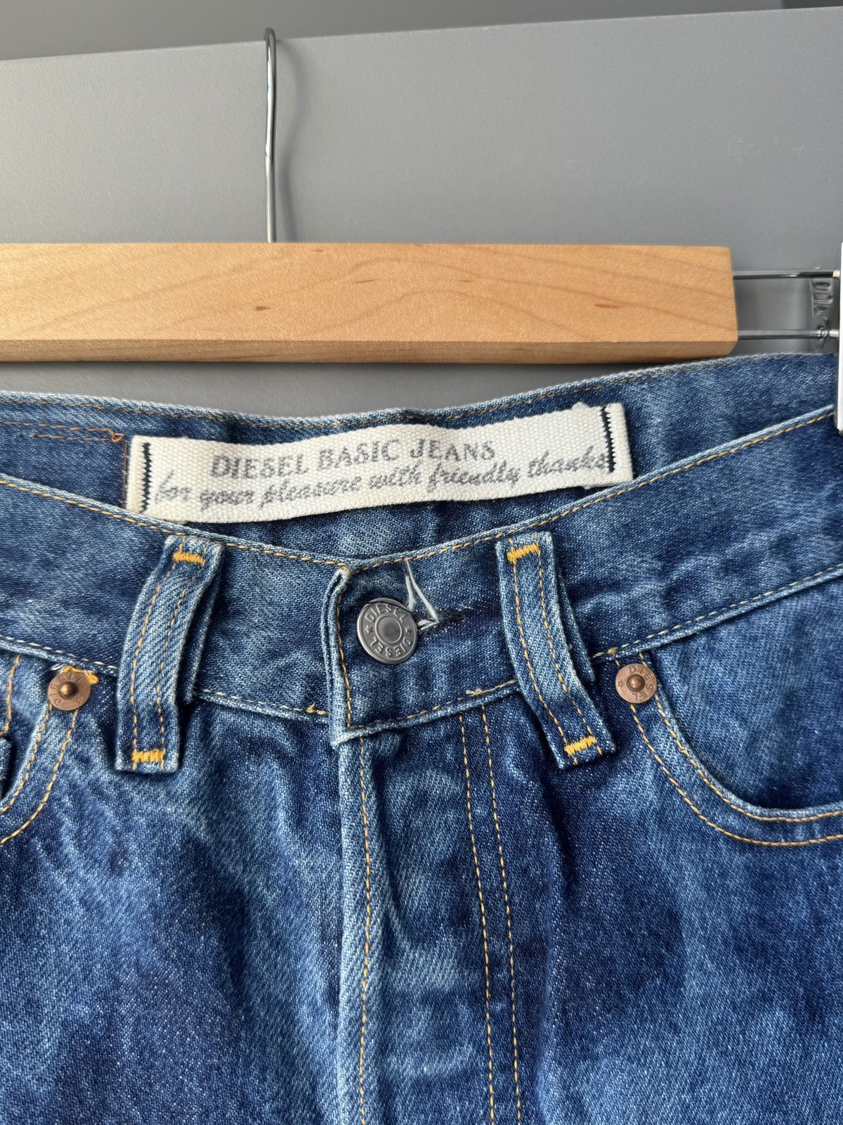 Diesel × Vintage Diesel Washed Blue Basic Jeans Shorts Size 30" / US 8 / IT 44 - 3 Thumbnail