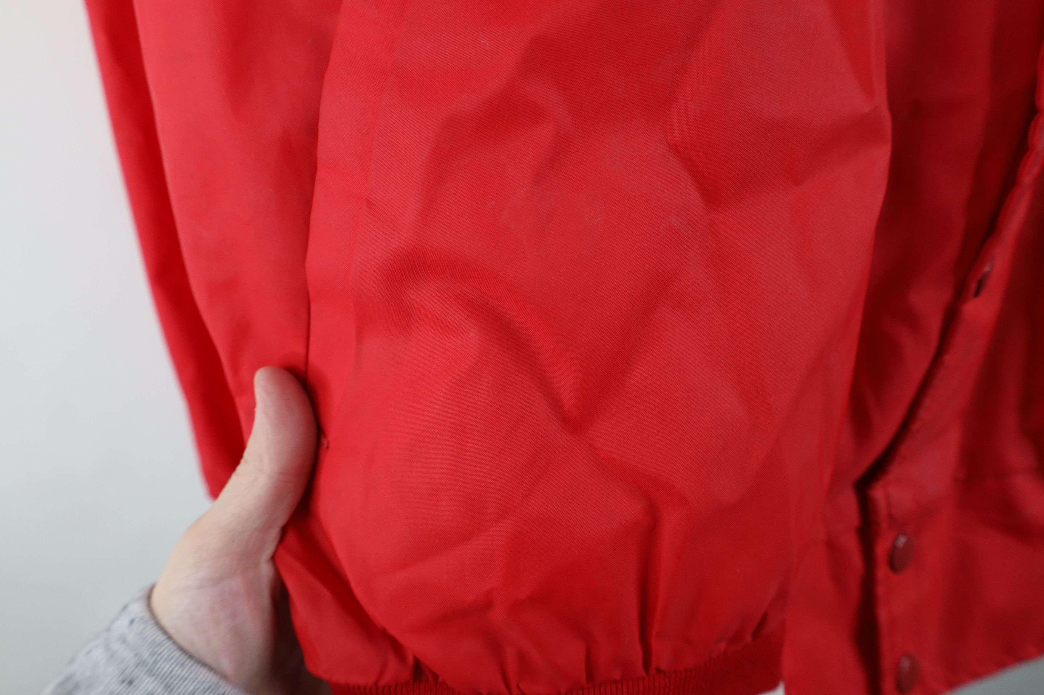 Vintage Vintage 70s 80s Lined Striped Bomber Jacket USA Red Size US XL / EU 56 / 4 - 6 Thumbnail
