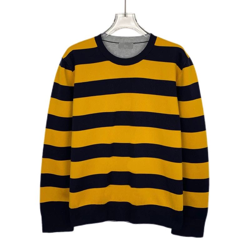 Dior Striped Cotton Crew Neck Sweatshirt-dmc Size US XL / EU 56 / 4 - 1 Thumbnail